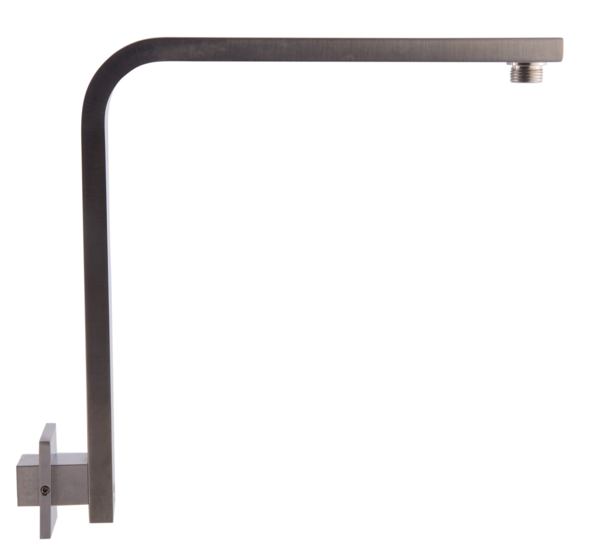 ALFI AB12GSW-BN Brushed Nickel 12" Square Raised Wall Mounted Shower Arm