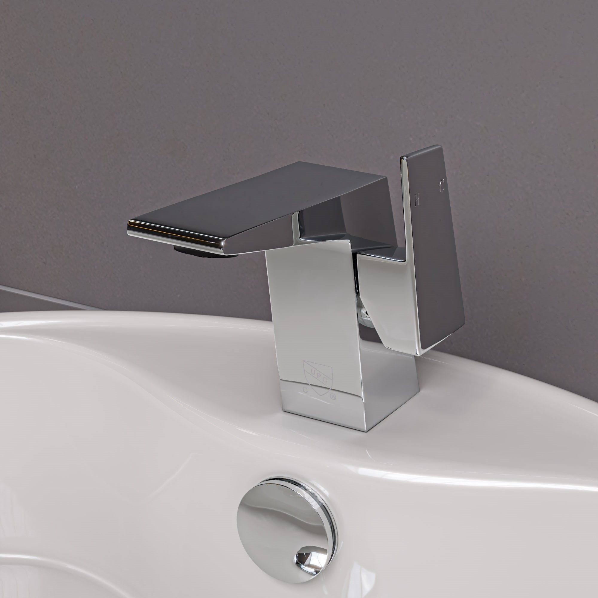ALFI AB1470-PC Polished Chrome Modern Single Hole Bathroom Faucet