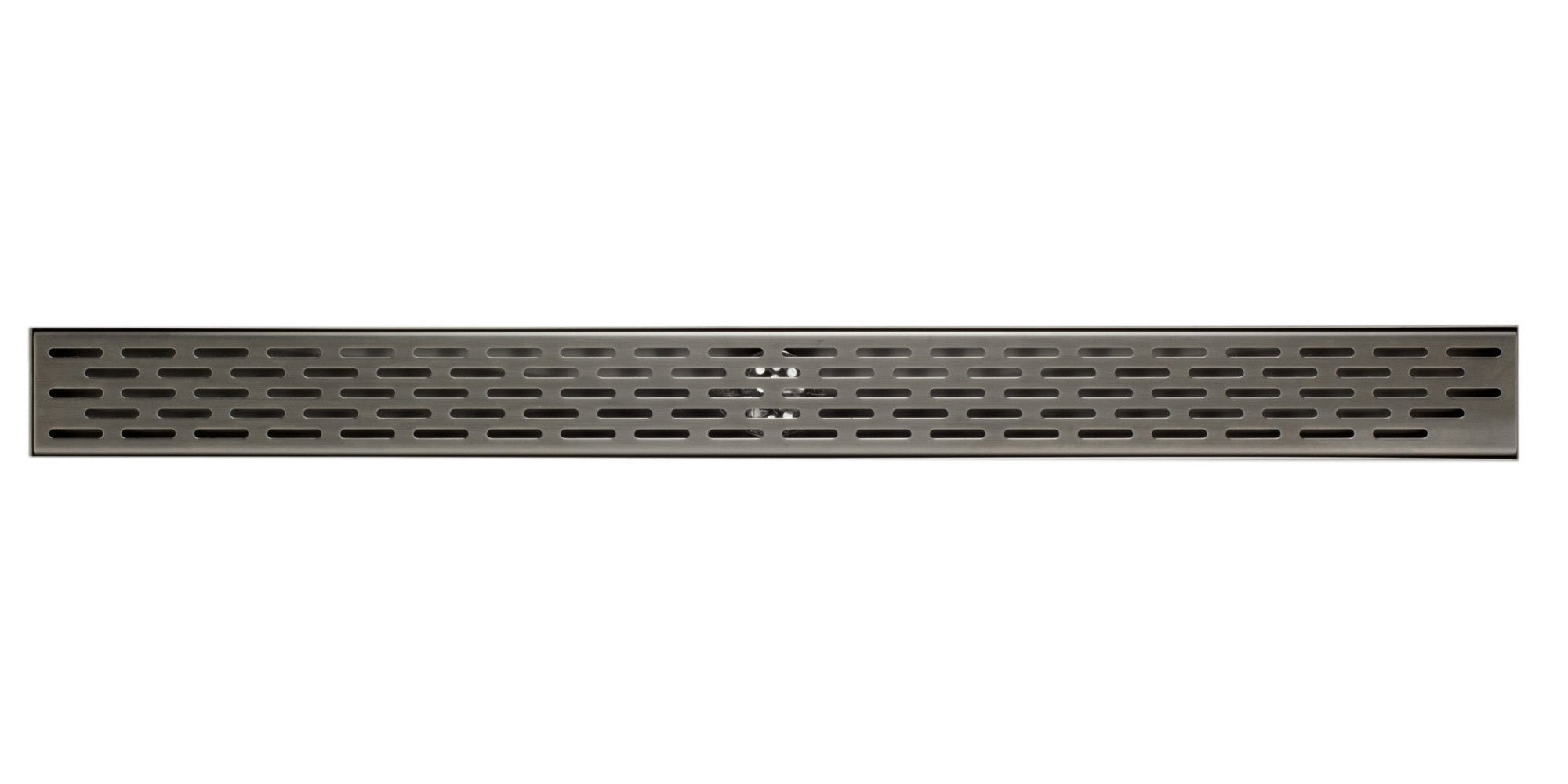 ALFI ABLD32C 32" Modern Stainless Steel Linear Shower Drain with Groove Holes