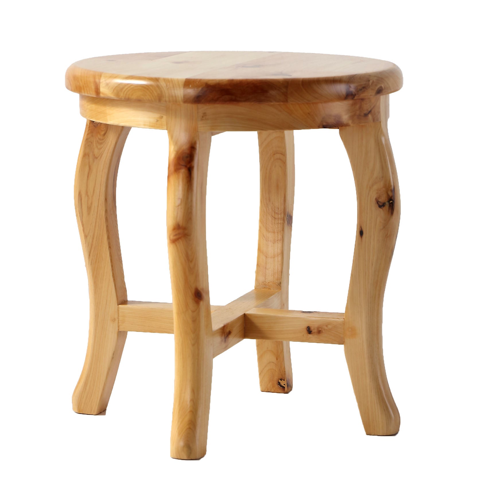 ALFI AB4406 11" Cedar Wood Round  Stool Multi-Purpose Accessory