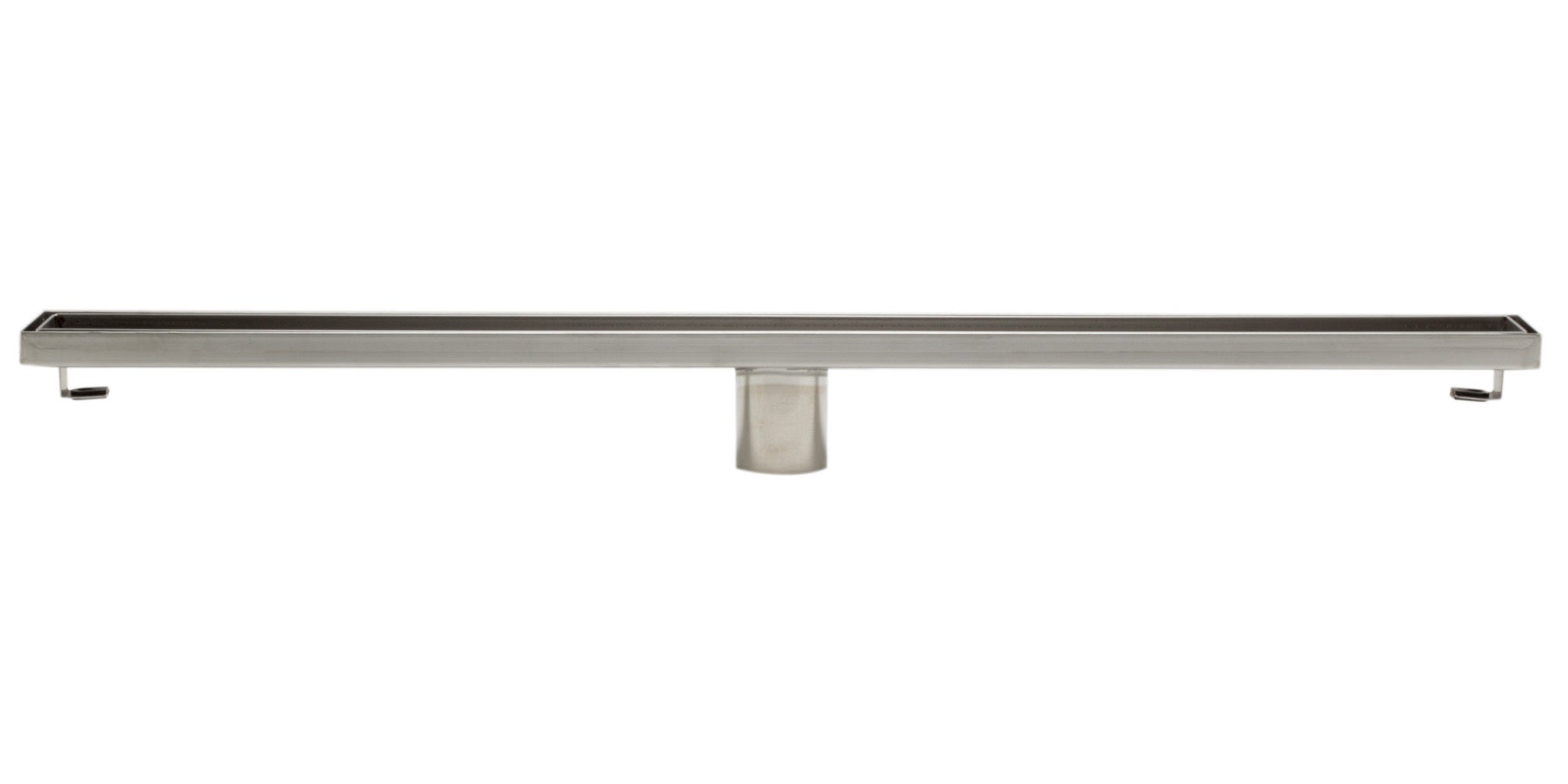 ALFI ABLD32A 32" Modern Stainless Steel Linear Shower Drain  w/o Cover