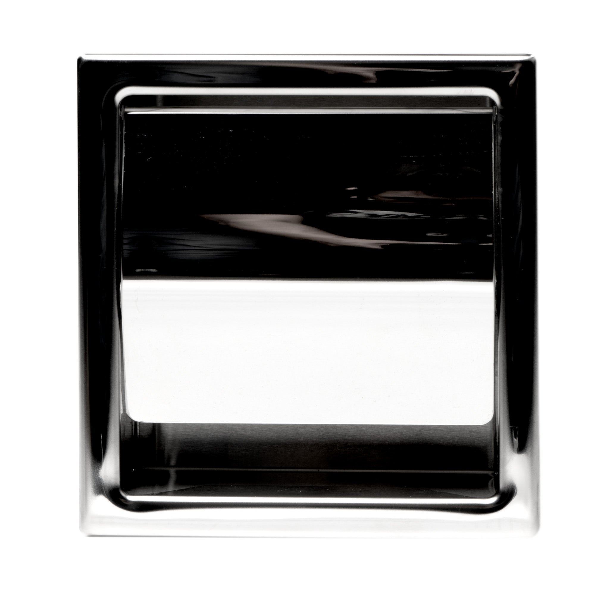ALFI ABTP77-PSS Polished Stainless Steel Recessed Toilet Paper Holder with Cover