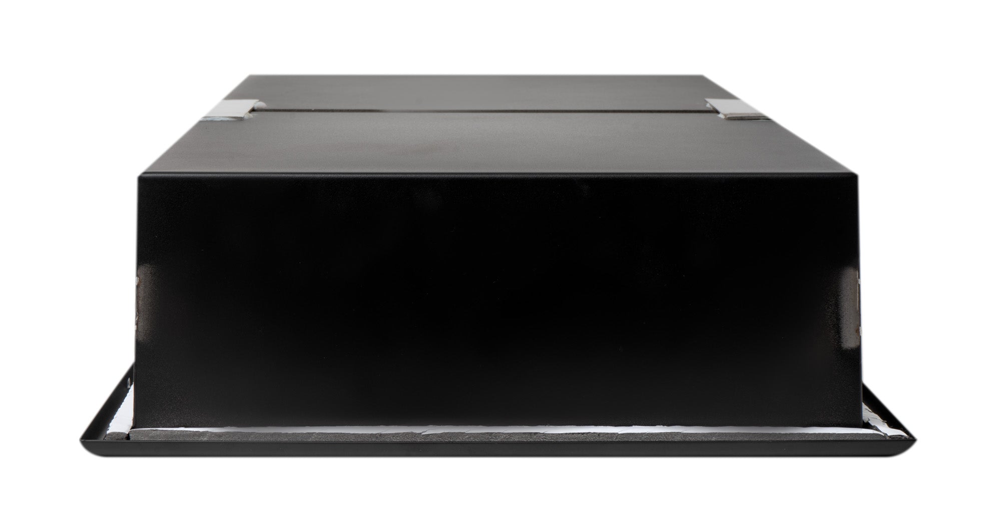 ALFI ABNC1224-BLA 12 x 24 Black Matte Stainless Steel Vertical Double Shelf Bath Shower Niche