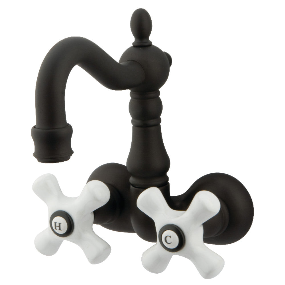 Kingston Brass CC1079T5 Vintage 3-3/8-Inch Wall Mount Tub Faucet, Oil Rubbed Bronze