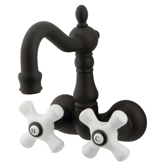 Kingston Brass CC1079T5 Vintage 3-3/8-Inch Wall Mount Tub Faucet, Oil Rubbed Bronze
