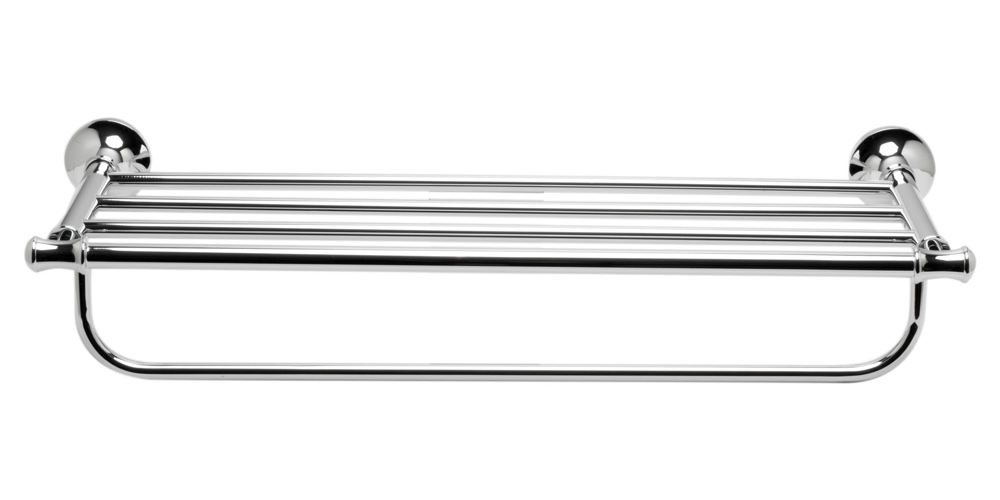 ALFI AB9583 Polished Chrome 23 inch Towel Bar & Shelf Bathroom Accessory