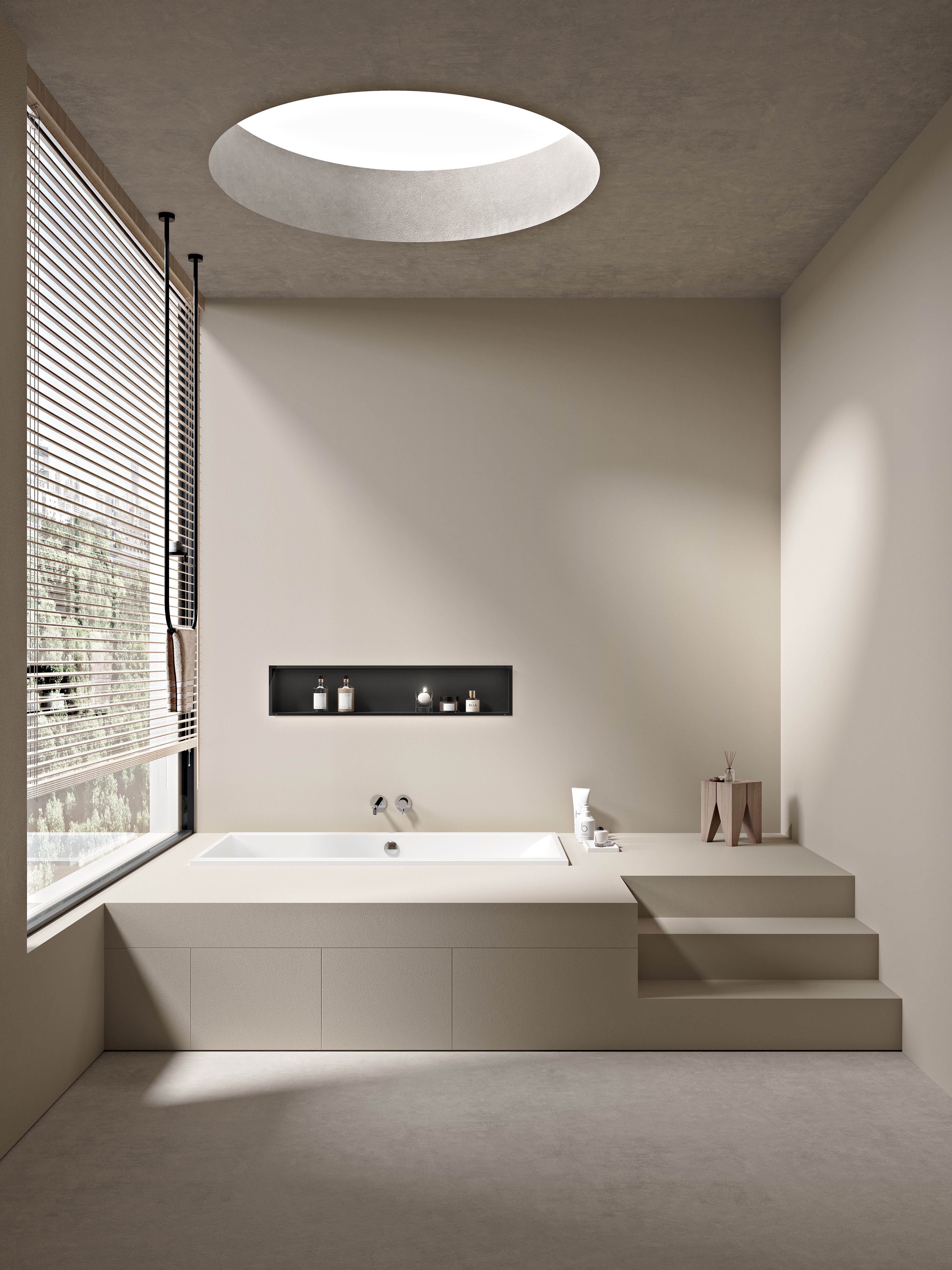 Aqua Eden VTPN673619C 67" Acrylic Rectangular Drop-In Tub with Reversible Drain, Glossy White
