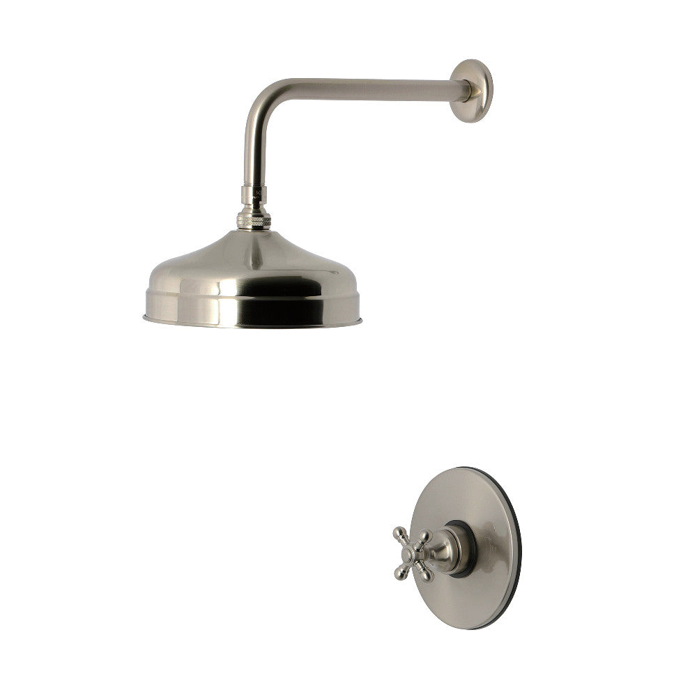Kingston Brass KB6338BXSO Metropolitan Single-Handle Pressure Balanced Shower Faucet, Brushed Nickel