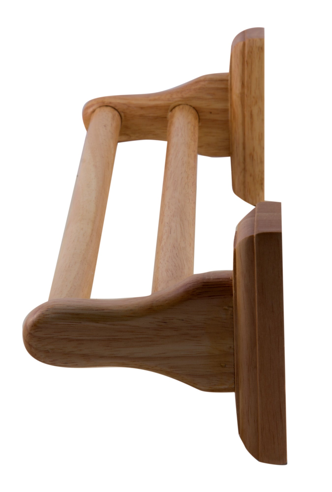 ALFI AB5505 24" Double Rack Wooden Towel Bar Bathroom Accessory