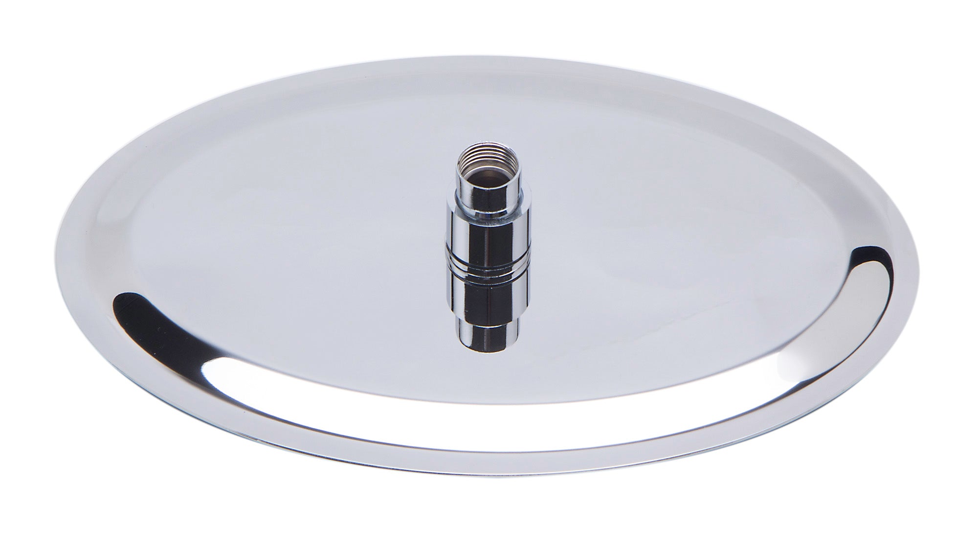 ALFI RAIN128-PSS 12" Oval Polished Solid Stainless Steel Ultra Thin Rain Shower Head