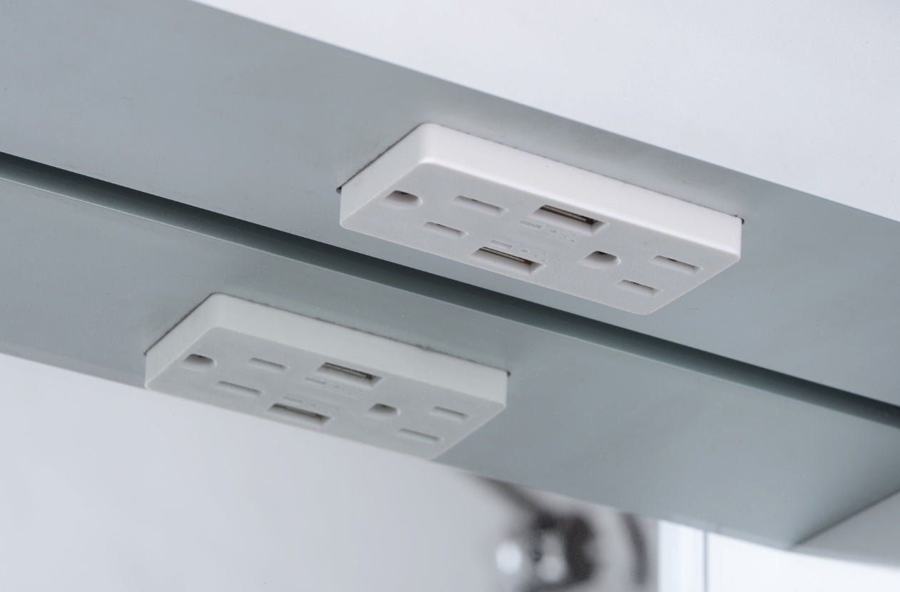 ALFI ABMC2432 24" x 32" Single Door LED Light Medicine Cabinet