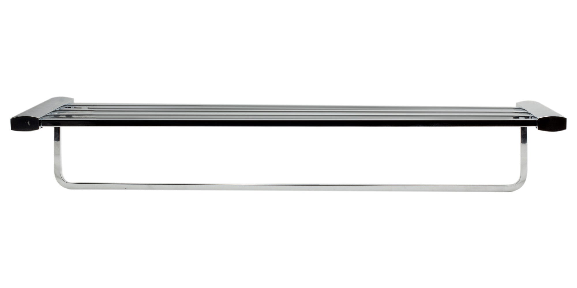 ALFI AB9539-PC Polished Chrome 24 inch Towel Bar & Shelf Bathroom Accessory