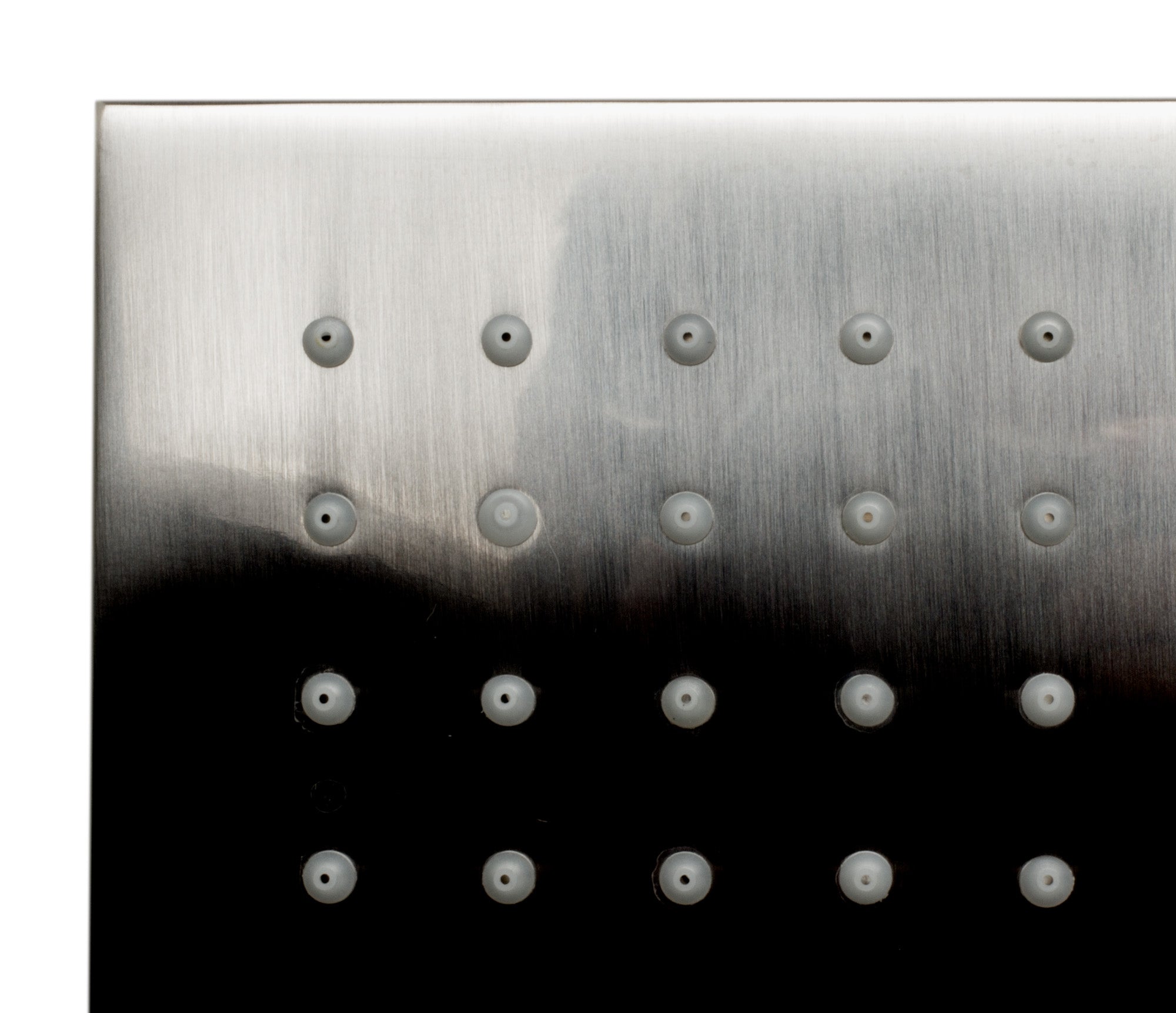 ALFI LED12S-BN Brushed Nickel 12" Square Multi Color LED Rain Shower Head