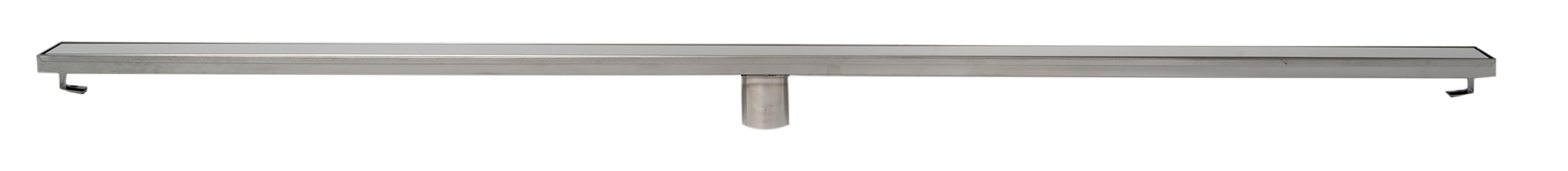 ALFI ABLD59B-BSS 59" Brushed Stainless Steel Linear Shower Drain with Solid Cover
