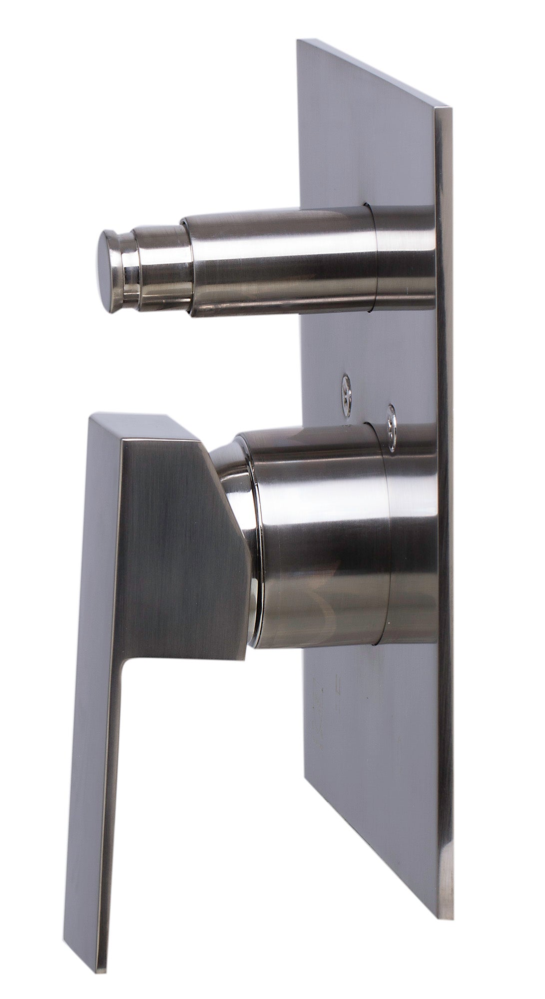 ALFI AB5601-BN Brushed Nickel Shower Valve Mixer with Square Lever Handle and Diverter
