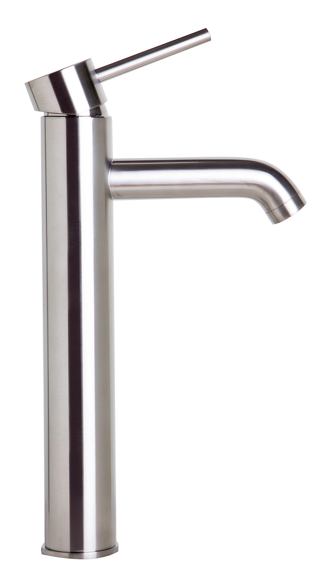ALFI AB1023-BN Tall Brushed Nickel Single Lever Bathroom Faucet