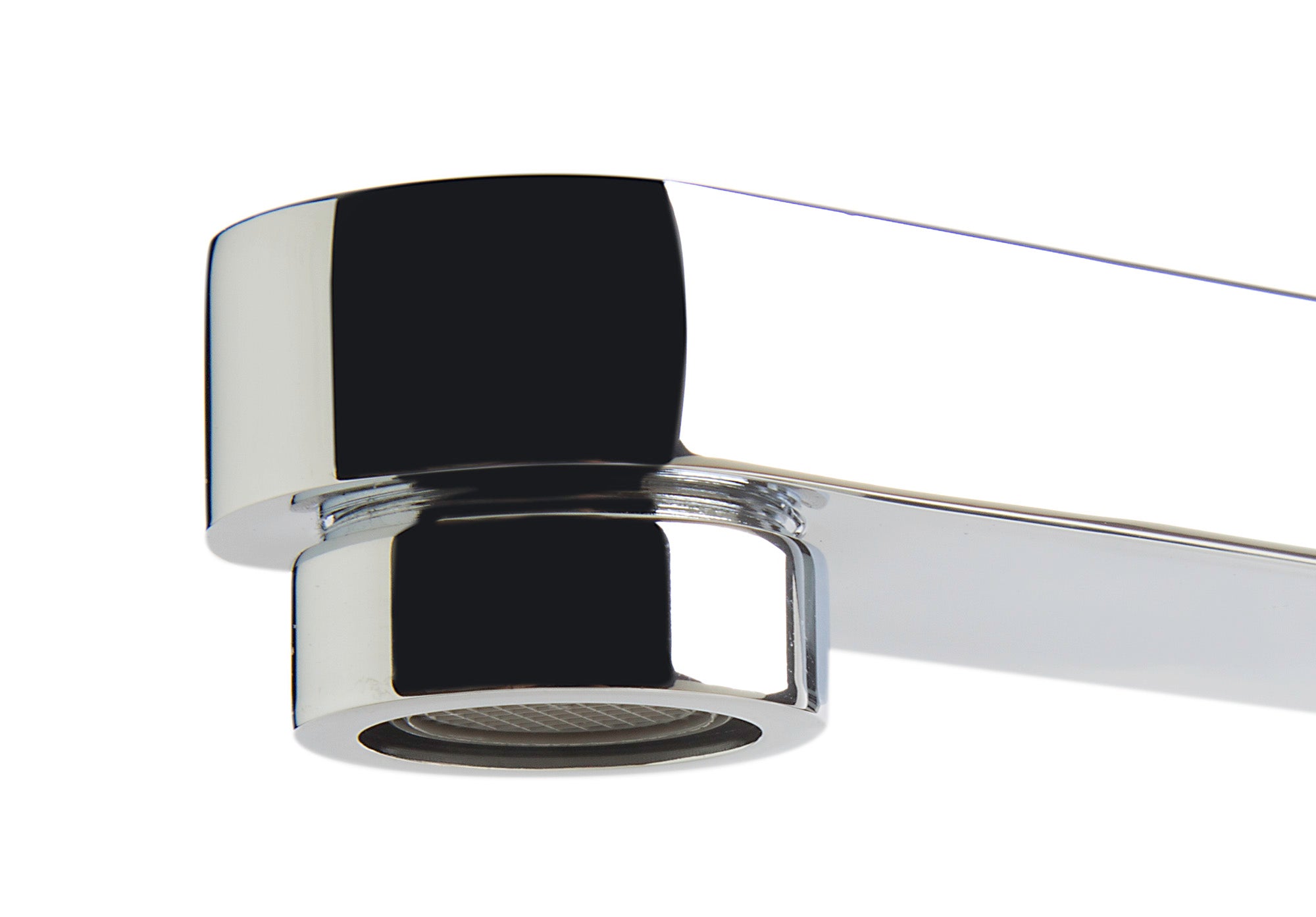 ALFI AB2703-PC Polished Chrome Deck Mounted Tub Filler and Round Hand Held Shower Head