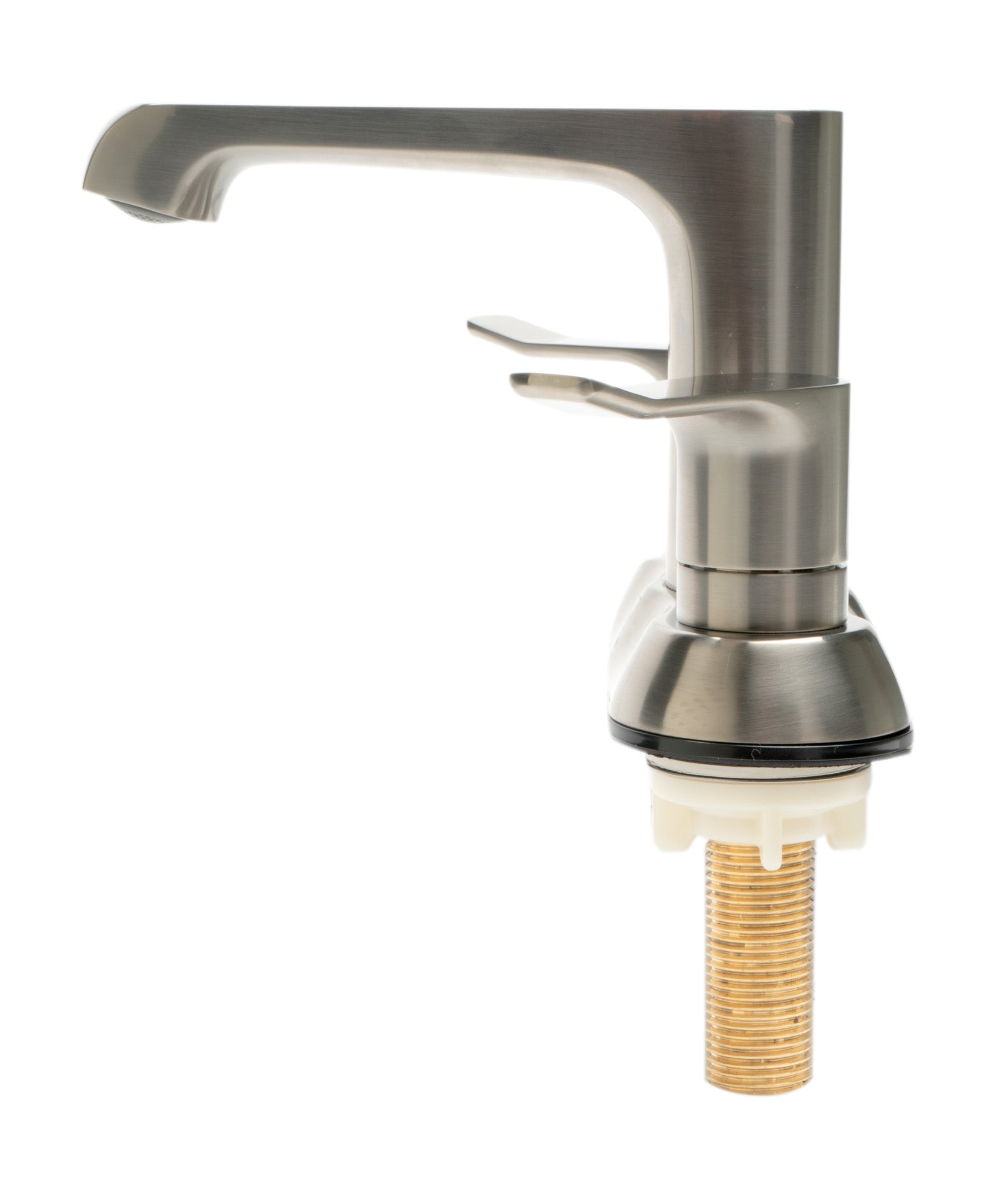 ALFI AB1493-BN Brushed Nickel Two-Handle 4'' Centerset Bathroom Faucet