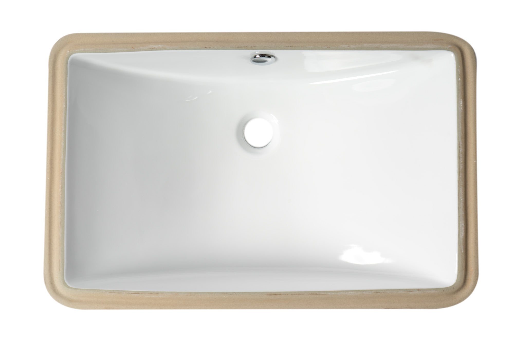 ALFI ABC603 White 24" Rectangular Undermount Ceramic Sink
