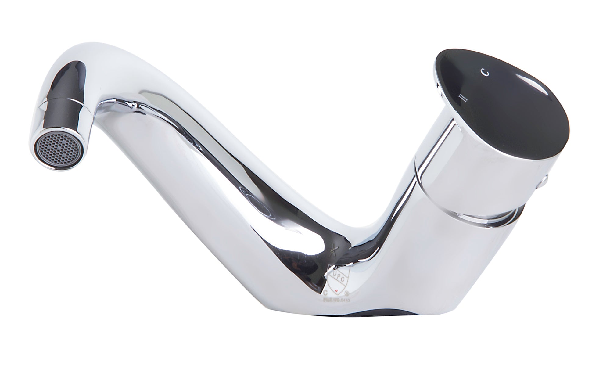 ALFI AB1572-PC Wave Polished Chrome Single Lever Bathroom Faucet