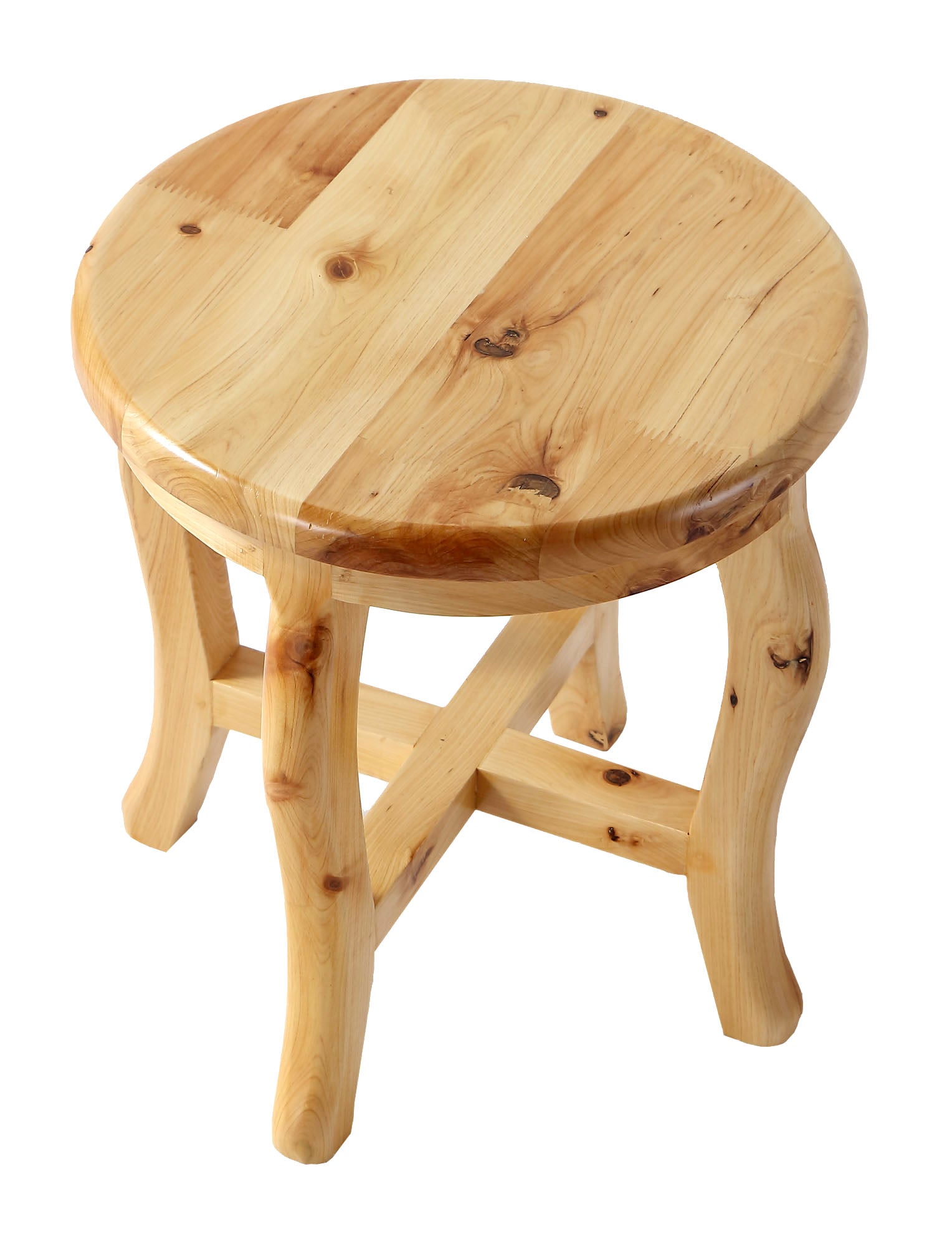 ALFI AB4406 11" Cedar Wood Round  Stool Multi-Purpose Accessory