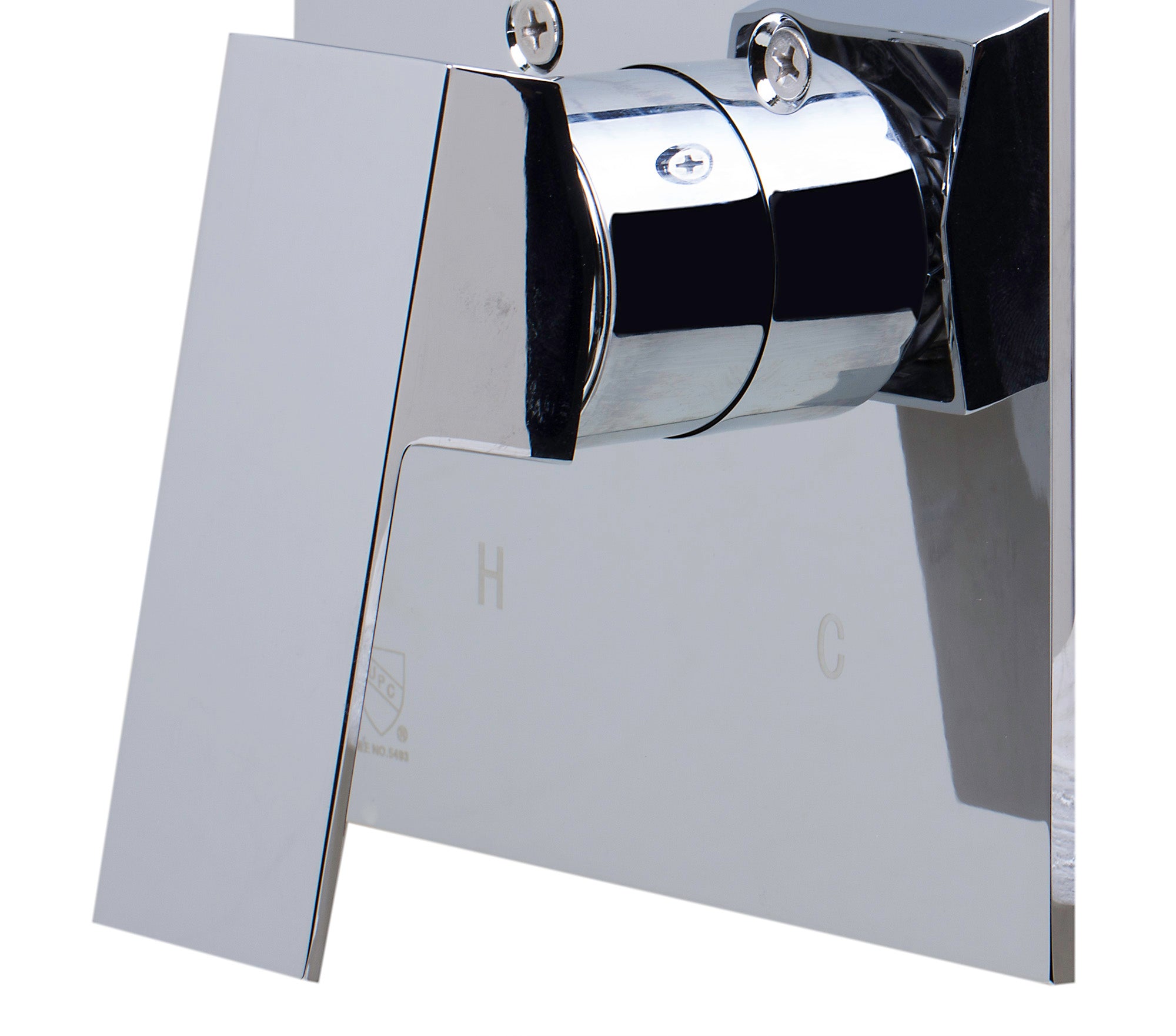 ALFI AB5501-PC Polished Chrome Shower Valve Mixer with Square Lever Handle