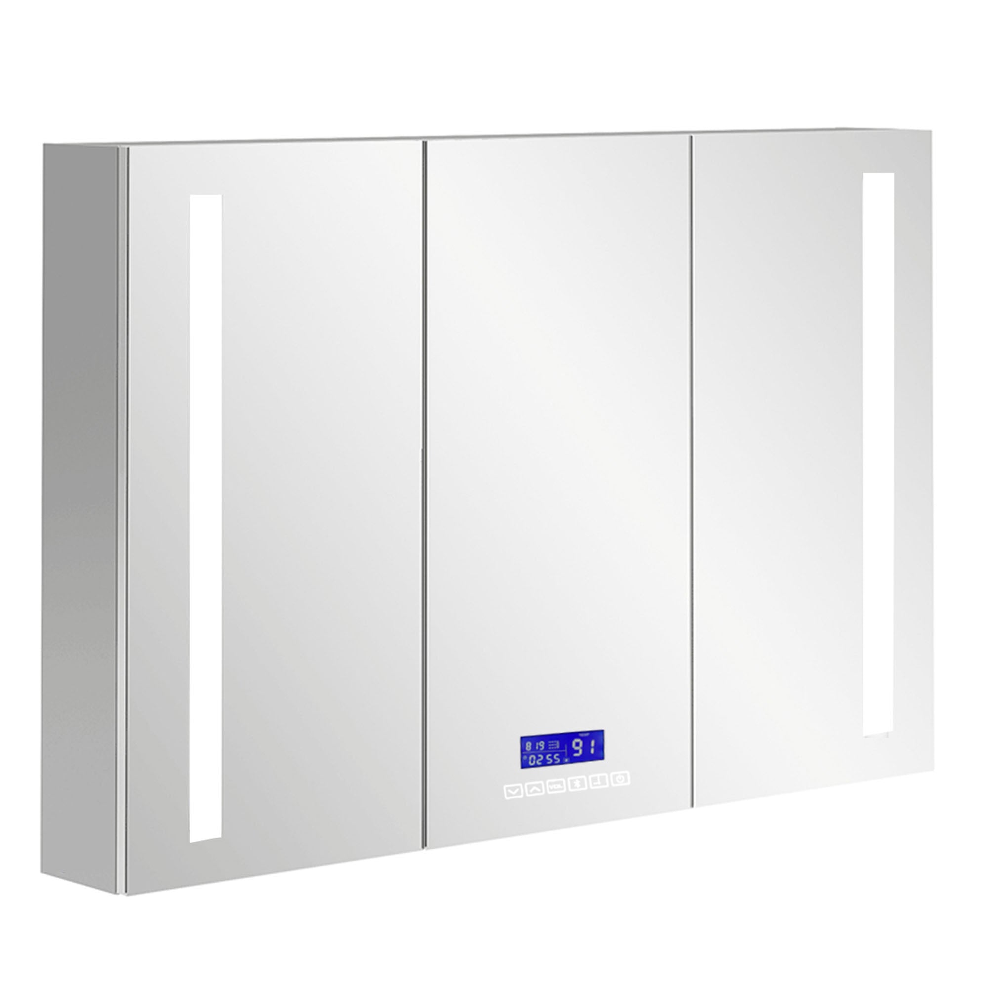ALFI ABMC4228BT 42" x 28" Triple Door LED Light Bluetooth Medicine Cabinet