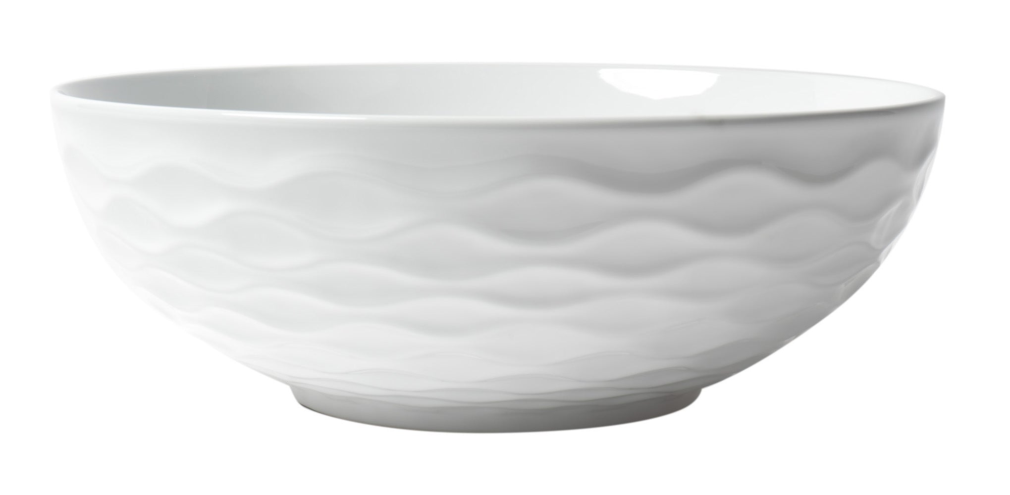 ALFI ABC909 White 17" Decorative Round Vessel Above Mount Ceramic Sink