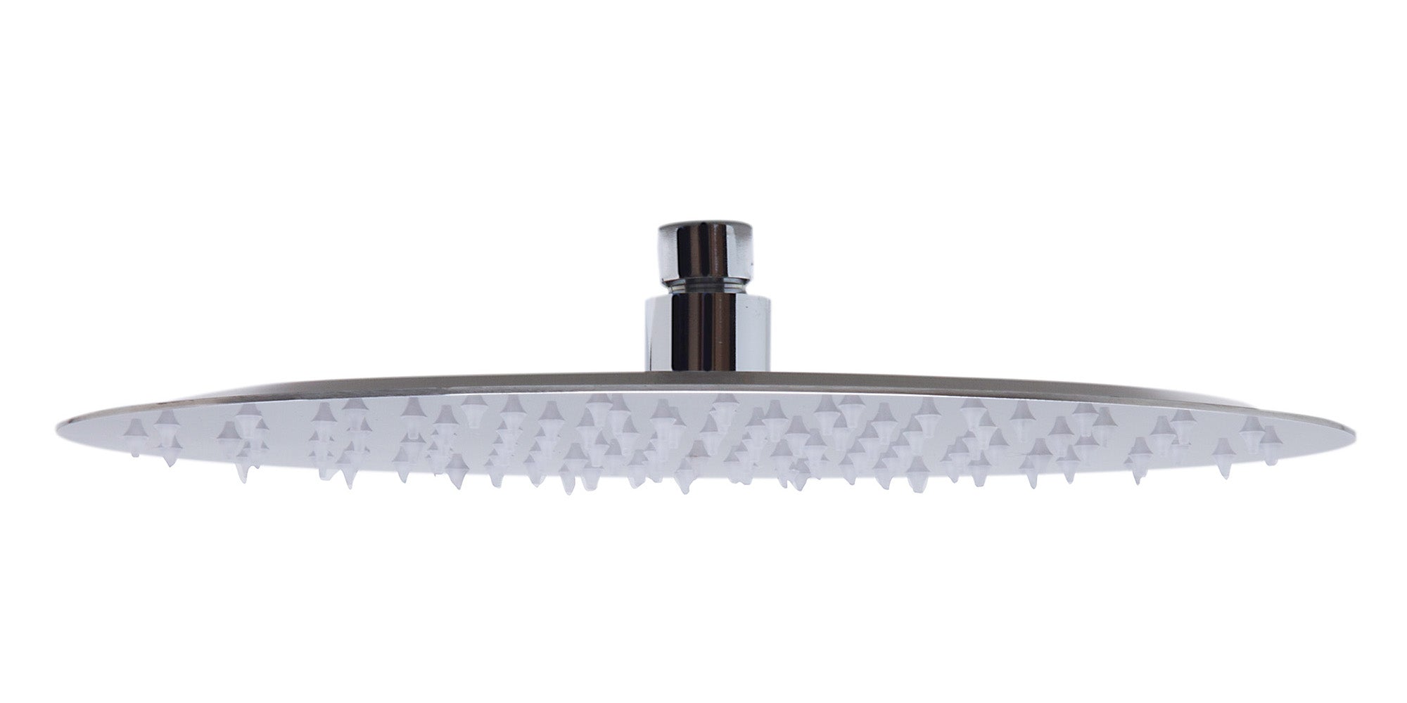 ALFI RAIN128-BSS 12" Oval Brushed Solid Stainless Steel Ultra Thin Rain Shower Head