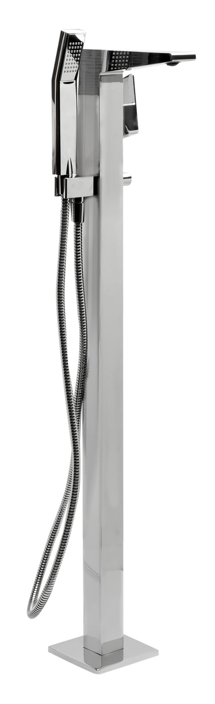 ALFI AB2475-PC Polished Chrome Single Hole Floor Mounted Tub Filler