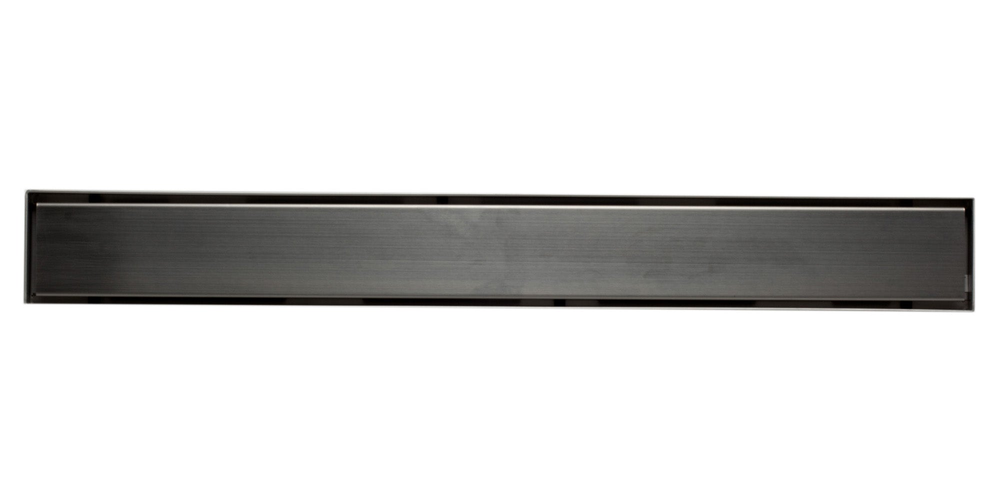 ALFI ABLD24B-BSS 24" Modern Brushed Stainless Steel Linear Shower Drain with Solid Cover