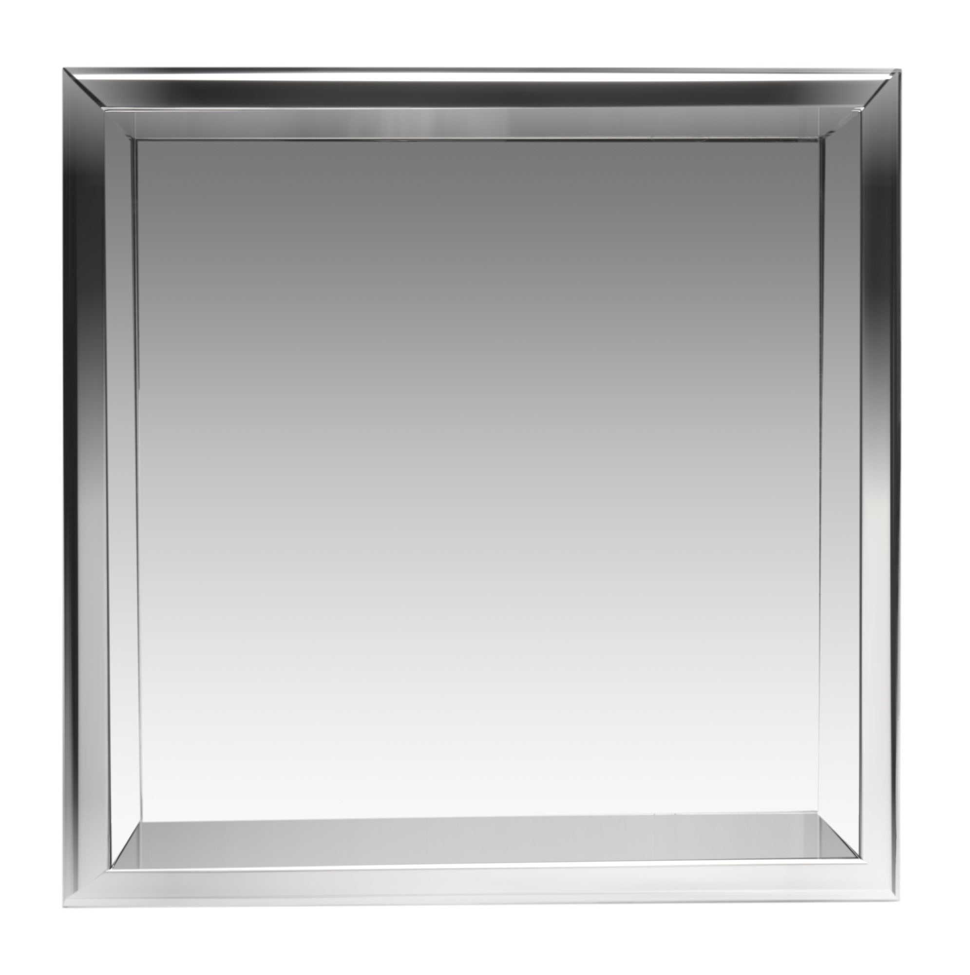 ALFI ABN1616-PSS 16 x 16 Polished Stainless Steel Square Single Shelf Bath Shower Niche