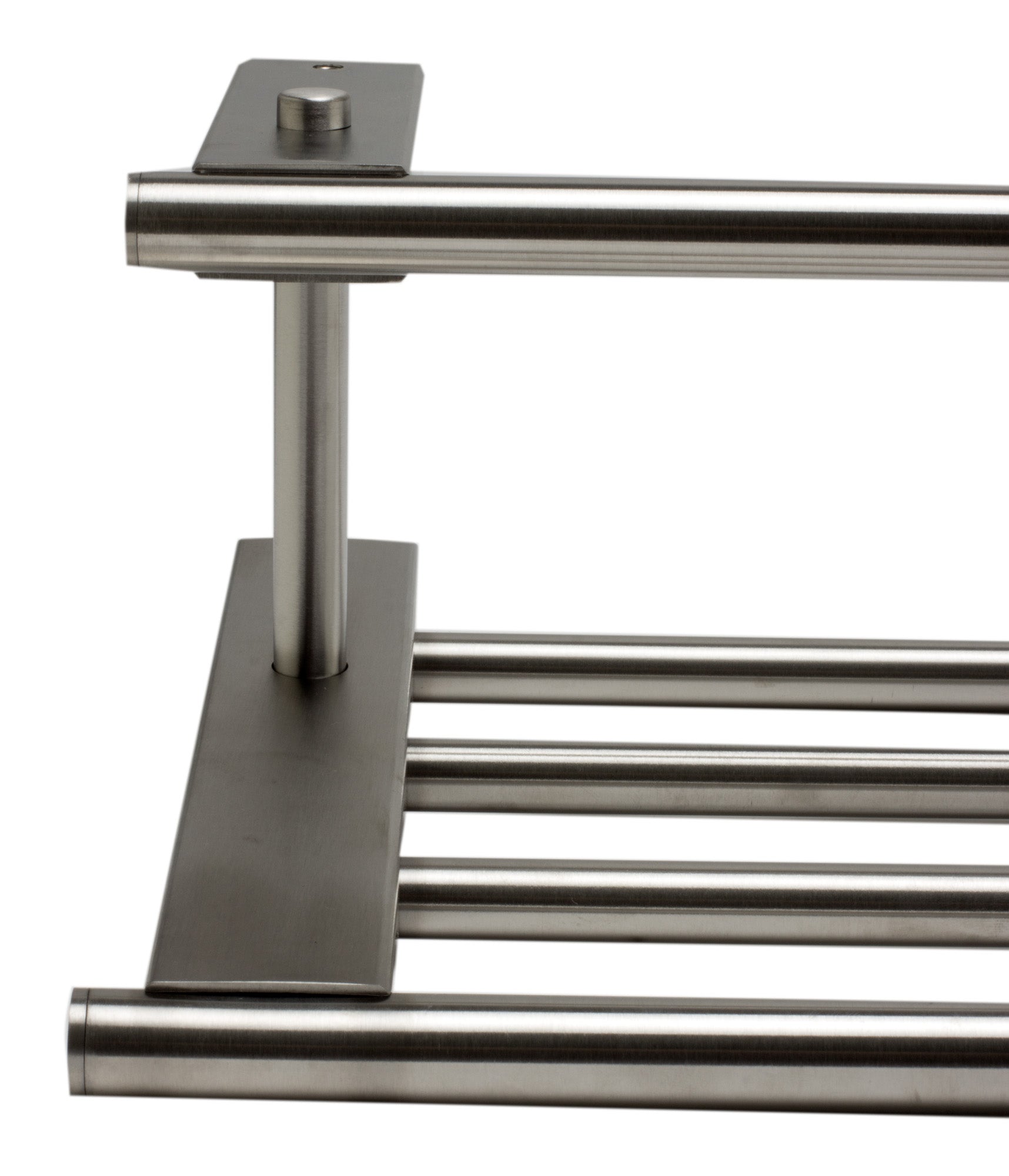ALFI AB9564-BN Brushed Nickel 26 inch Towel Bar & Shelf Bathroom Accessory