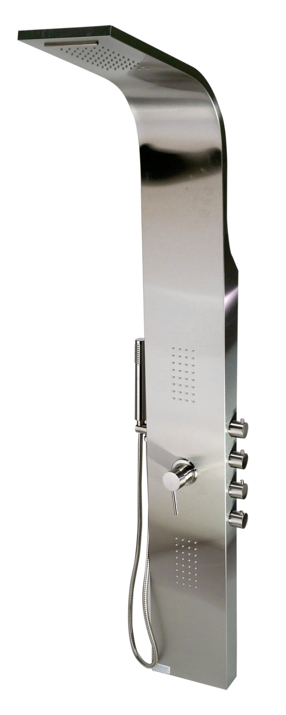 ALFI ABSP30 Stainless Steel Shower Panel with 2 Body Sprays