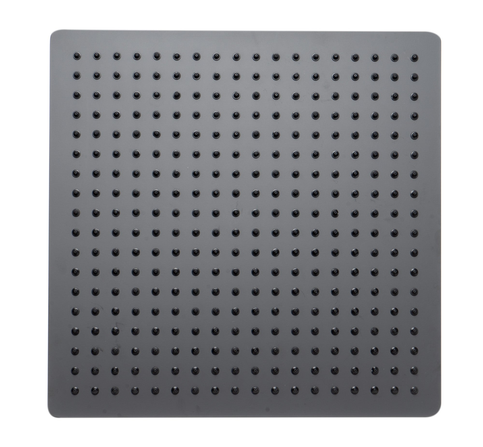 ALFI RAIN16S-BM Matte Black Stainless Steel 16" Square Ultra-Thin Rain Shower Head