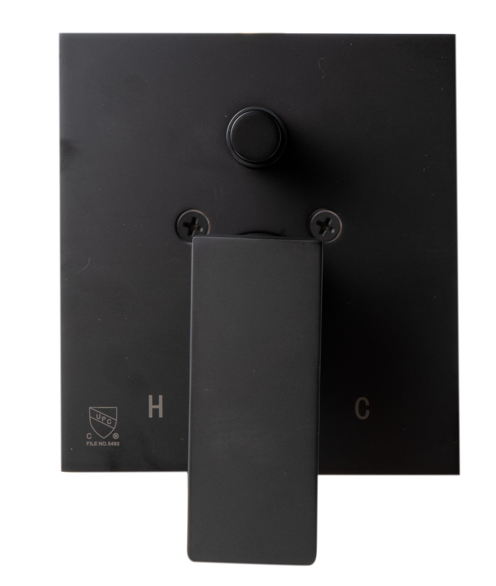 ALFI AB5601-BM Black Matte Shower Valve with Square Lever Handle and Diverter