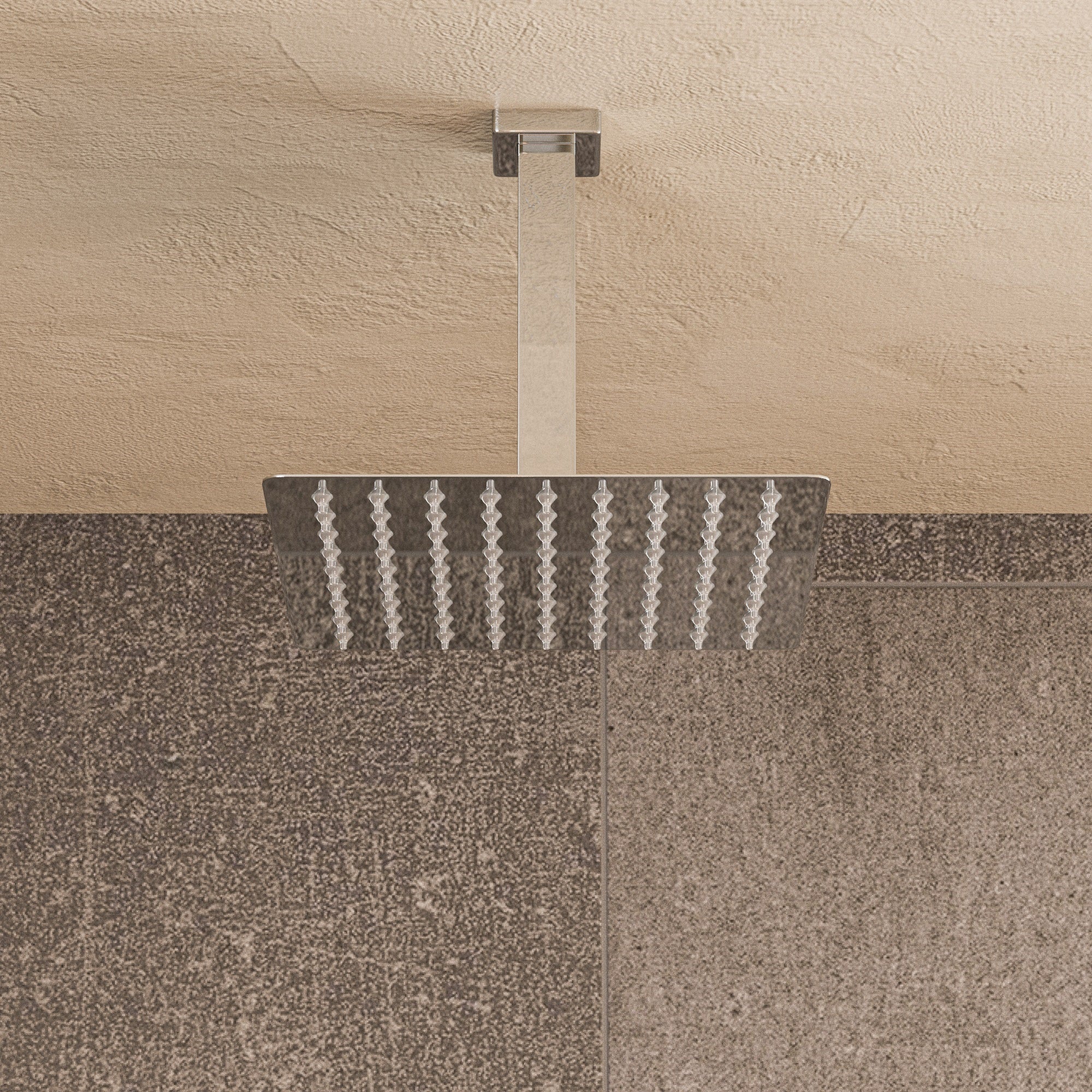 ALFI ABSA6S-PC Polished Chrome 6" Square Ceiling Shower Arm