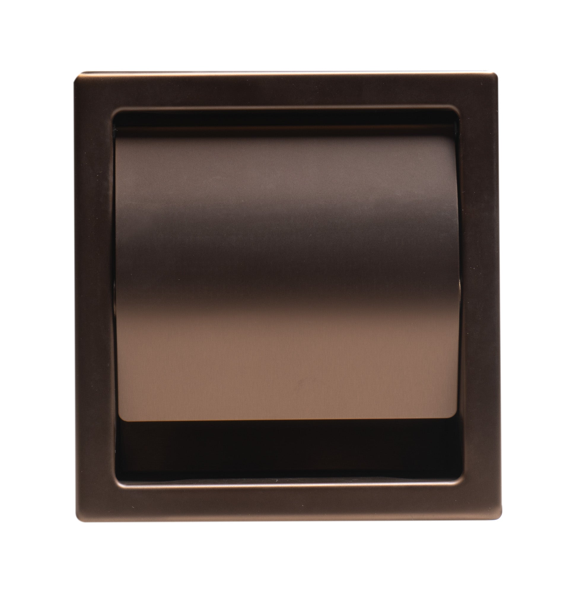 ALFI ABTPP77-BC PVD Brushed Copper Stainless Steel Recessed Toilet Paper Holder with Cover