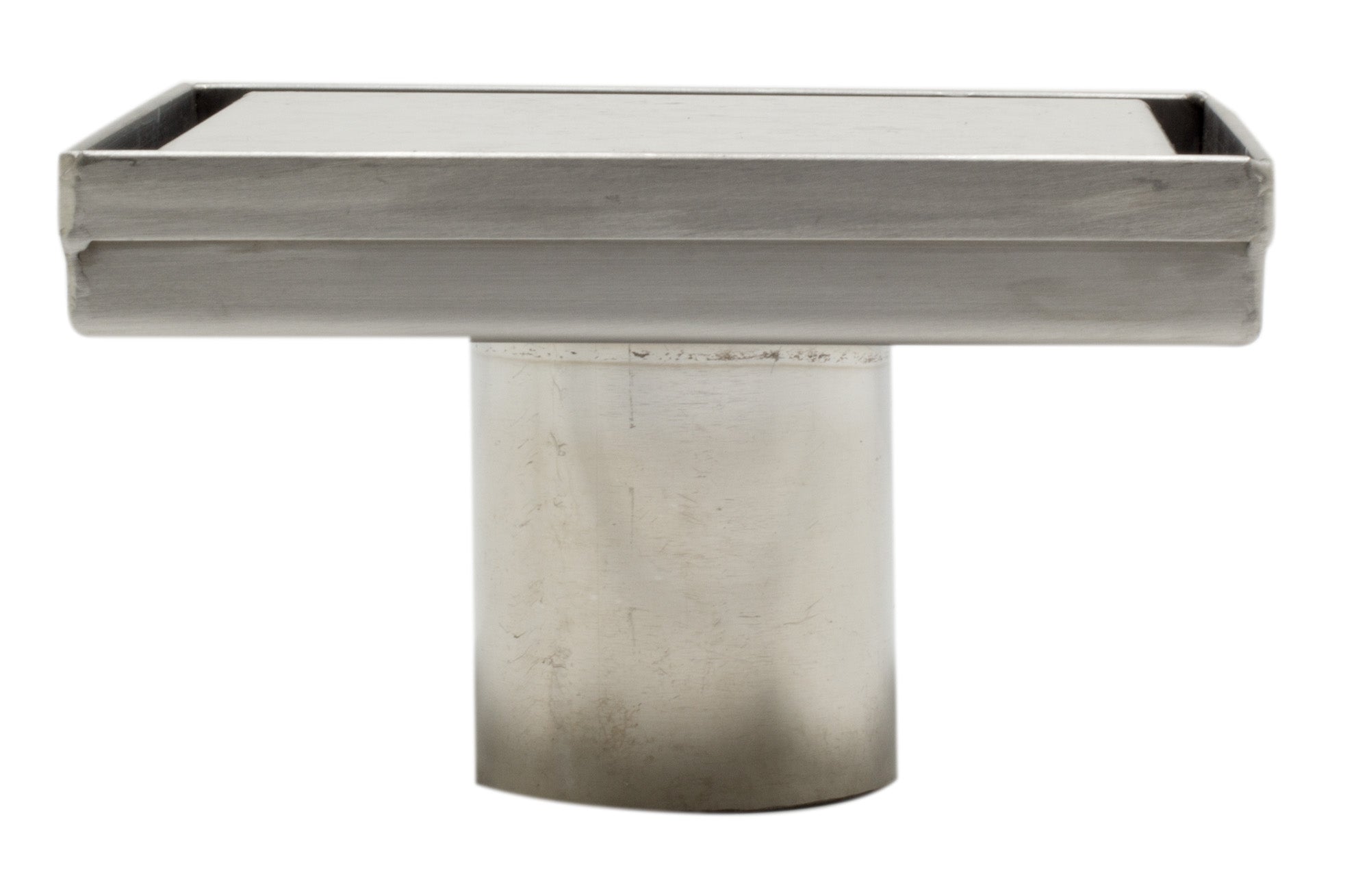 ALFI ABSD55B-BSS 5" x 5" Modern Square Brushed Stainless Steel Shower Drain with Solid Cover