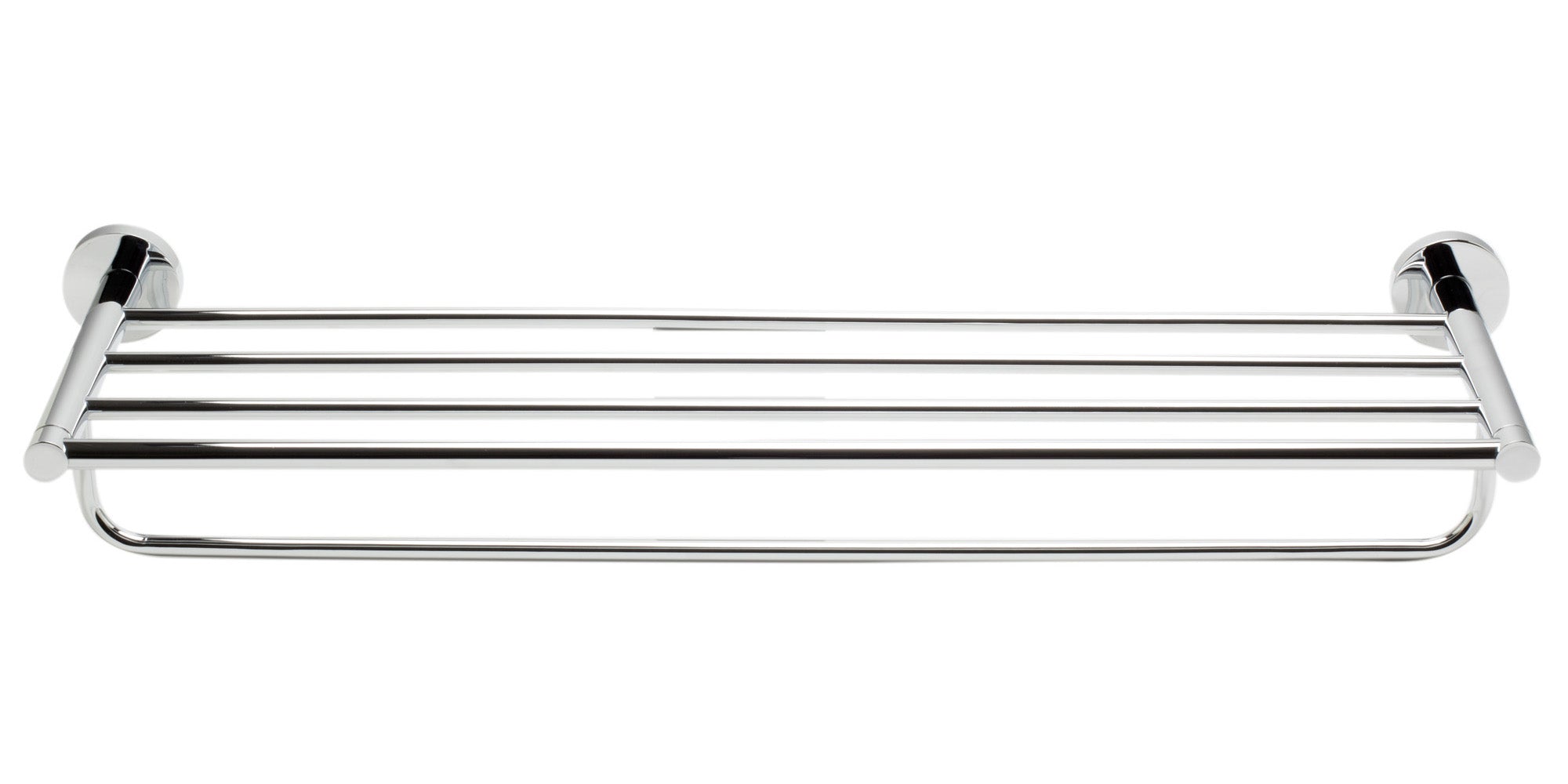 ALFI AB9538-PC Polished Chrome 26 inch Towel Bar & Shelf Bathroom Accessory