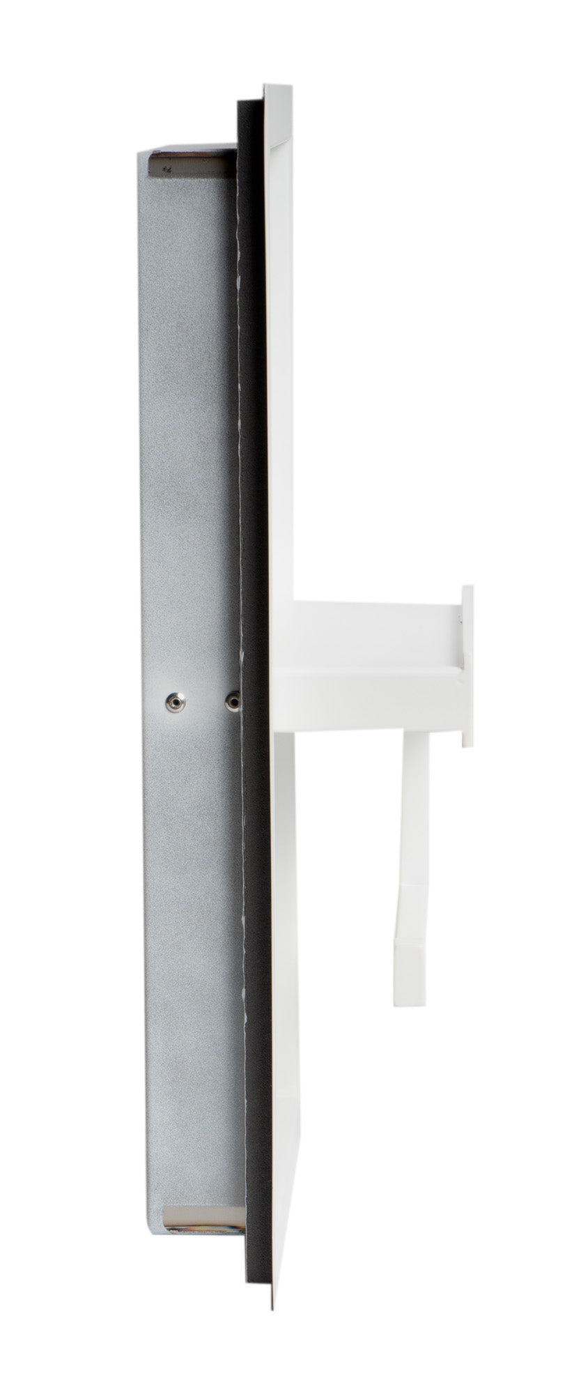 ALFI ABTPNC88-W White Matte Stainless Steel Recessed Toilet Paper Holder Niche