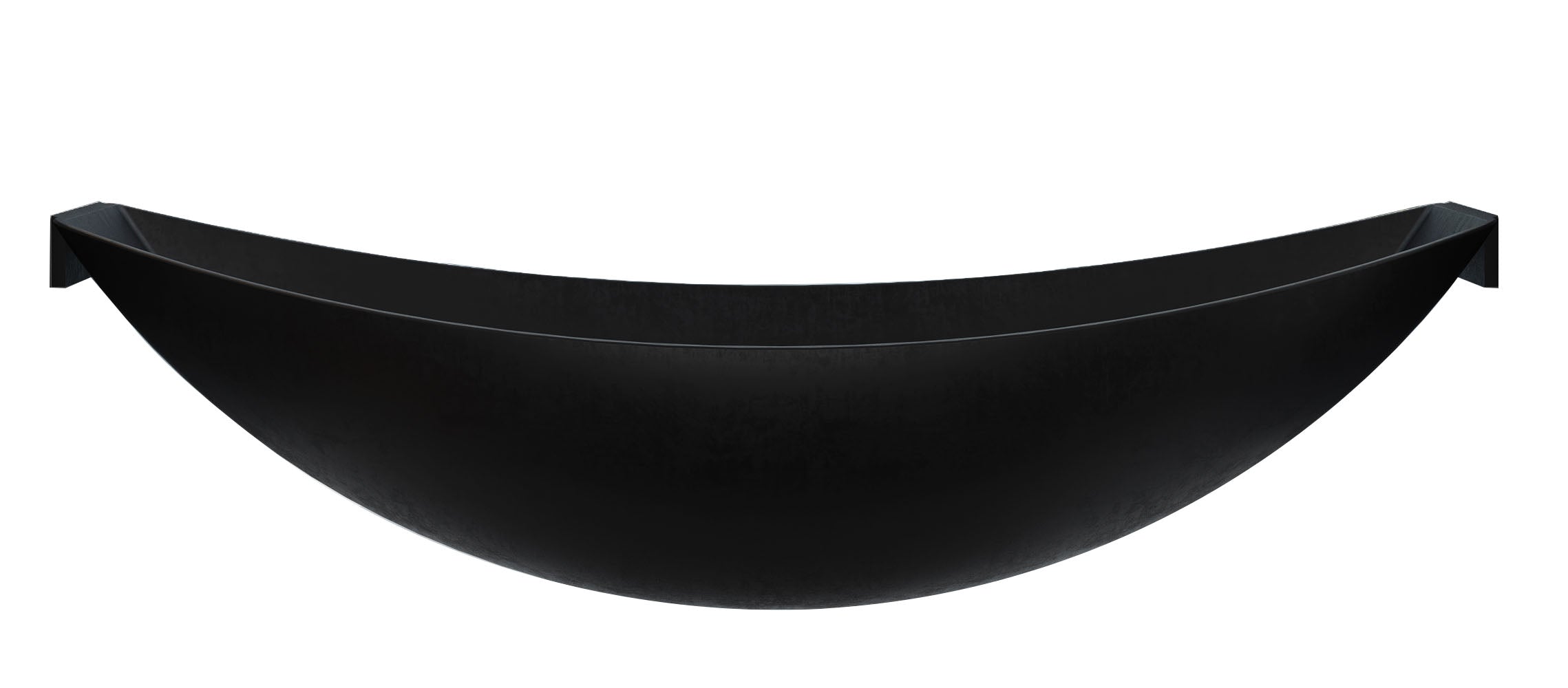 ALFI HammockTub1-BM Black Matte 79" Acrylic Suspended Wall Mounted Hammock Bathtub