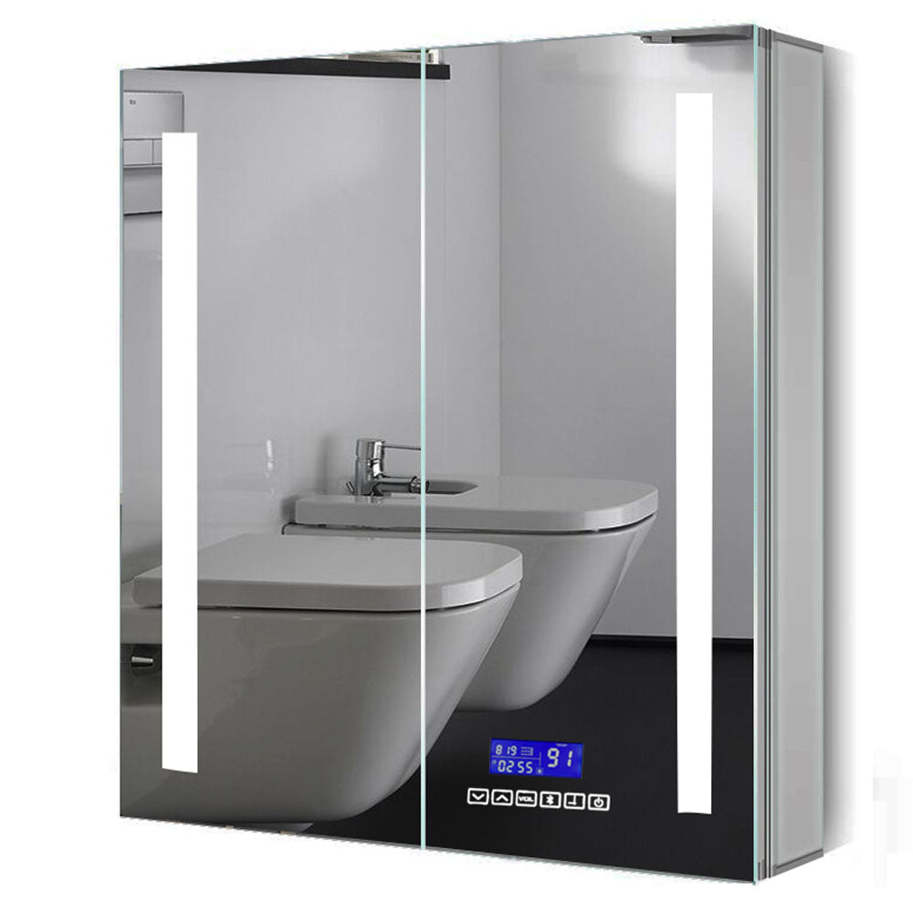 ALFI ABMC2630BT 26" x 30" Double Door LED Light Bluetooth Medicine Cabinet