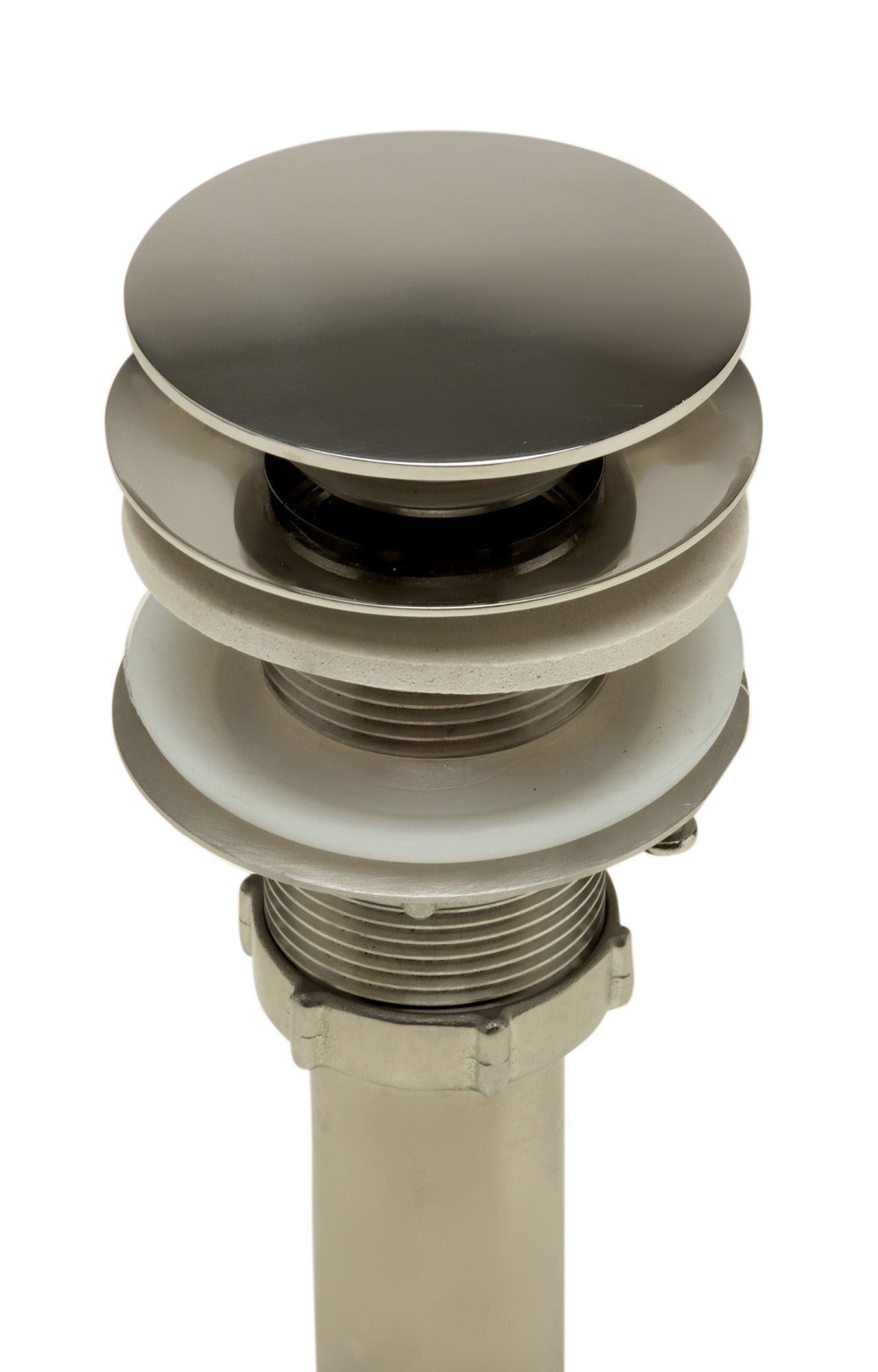 ALFI AB5009-PSS Polished Stainless Stainless Steel Pop Up Drain for Sink w/o Overflow