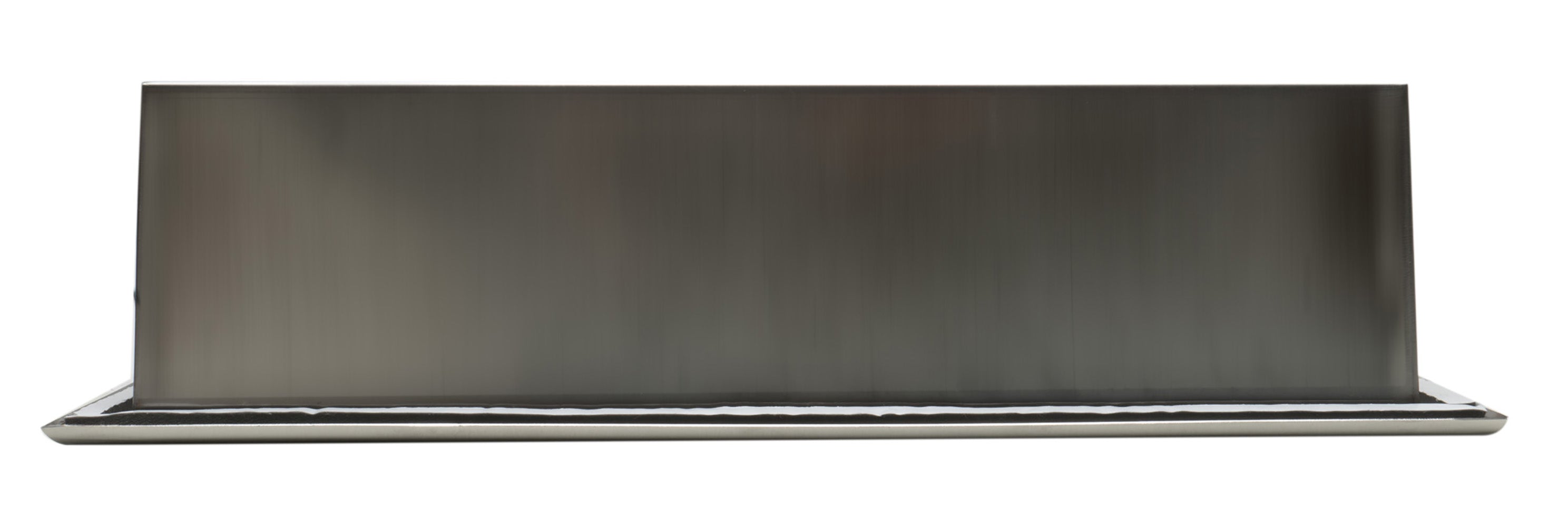 ALFI ABN1616-BSS 16 x 16 Brushed Stainless Steel Square Single Shelf Bath Shower Niche