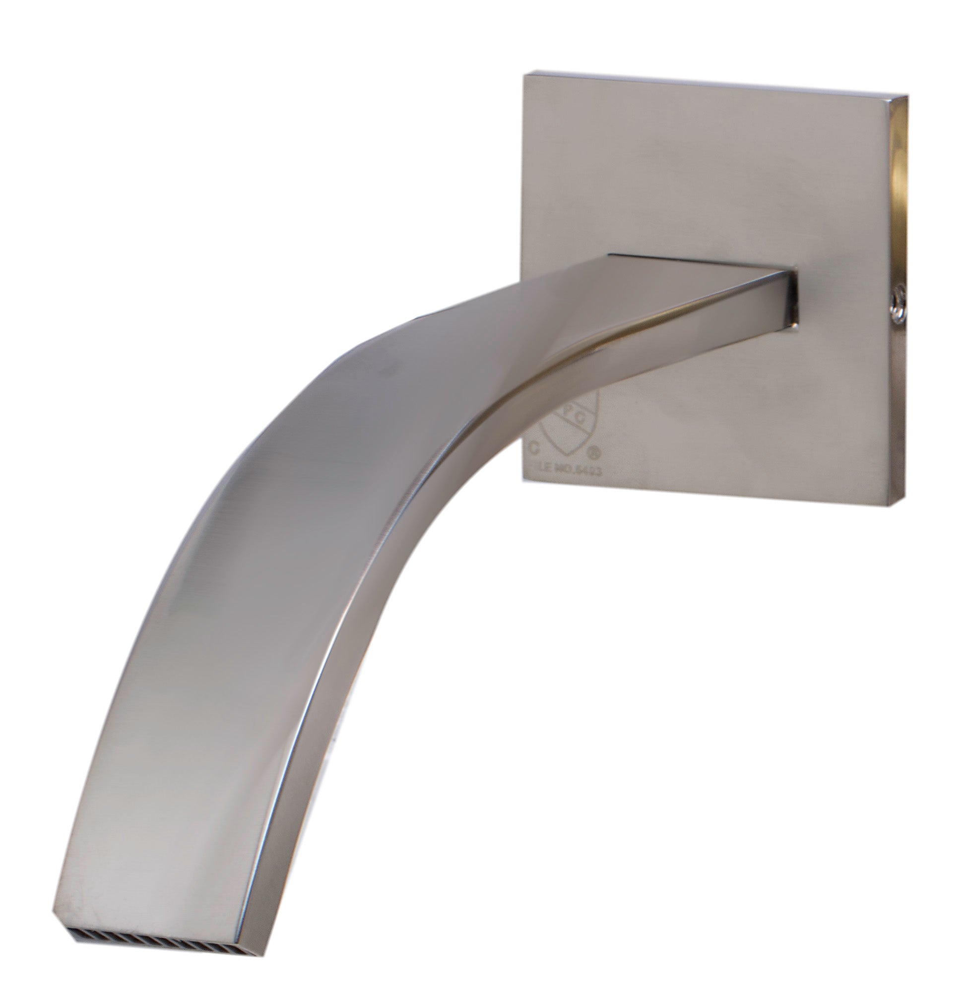 ALFI AB1256-BN Brushed Nickel Single Lever Wallmount Bathroom Faucet