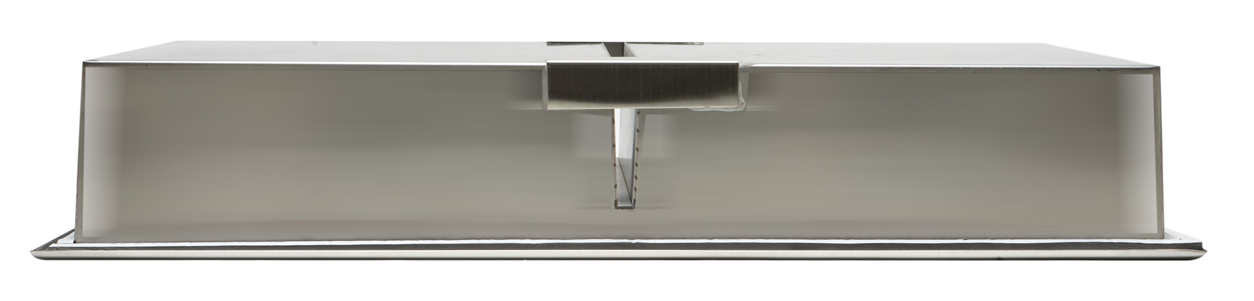 ALFI ABN1224-BSS 12 x 24 Brushed Stainless Steel Vertical Double Shelf Bath Shower Niche