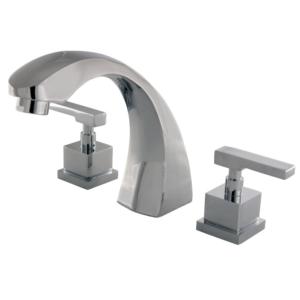 Kingston Brass KS4361QLL Executive Two-Handle Deck Mount Roman Tub Faucet, Polished Chrome