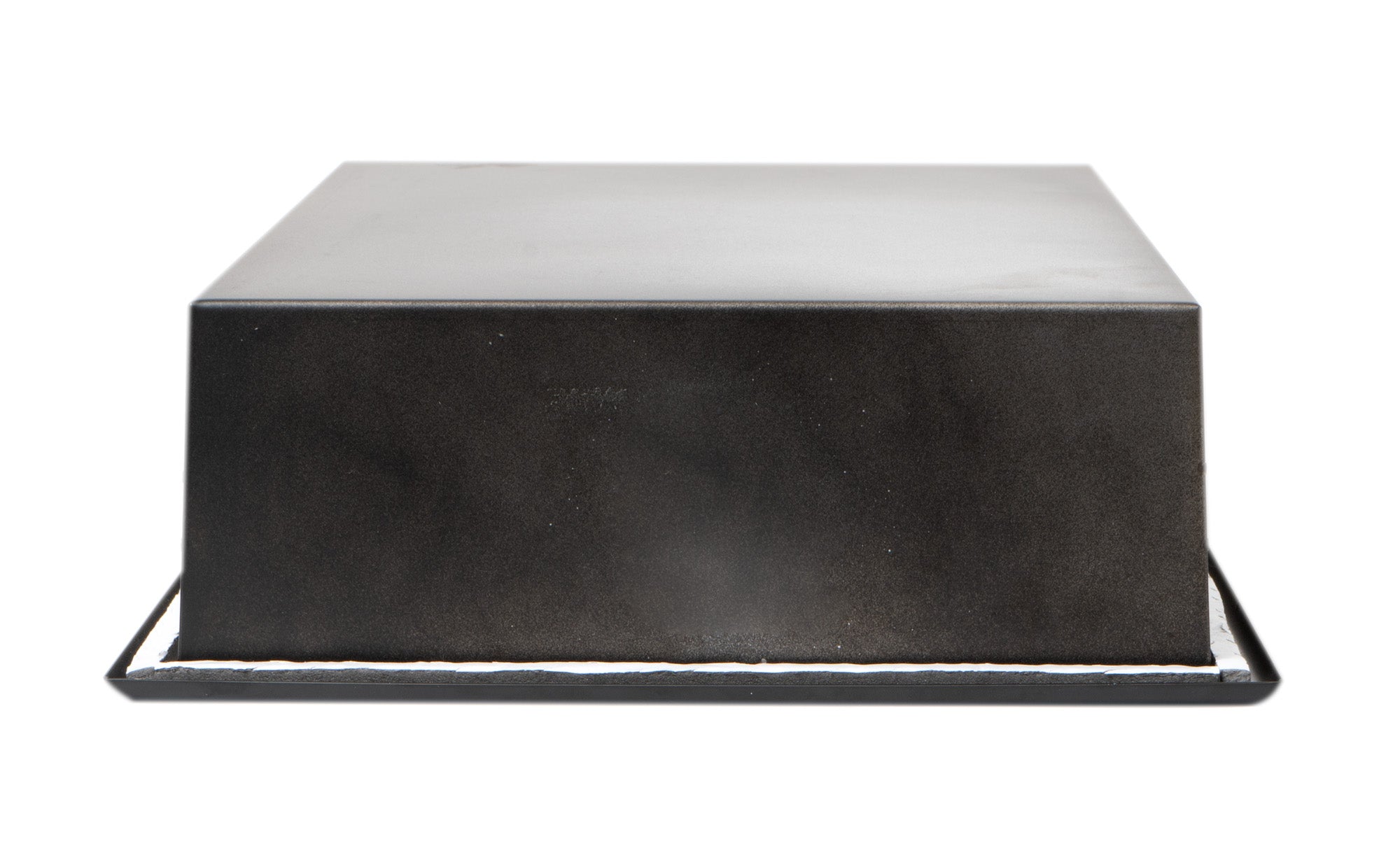 ALFI ABNC2412-BLA 24 x 12 Black Matte Stainless Steel Horizontal Single Shelf Bath Shower Niche