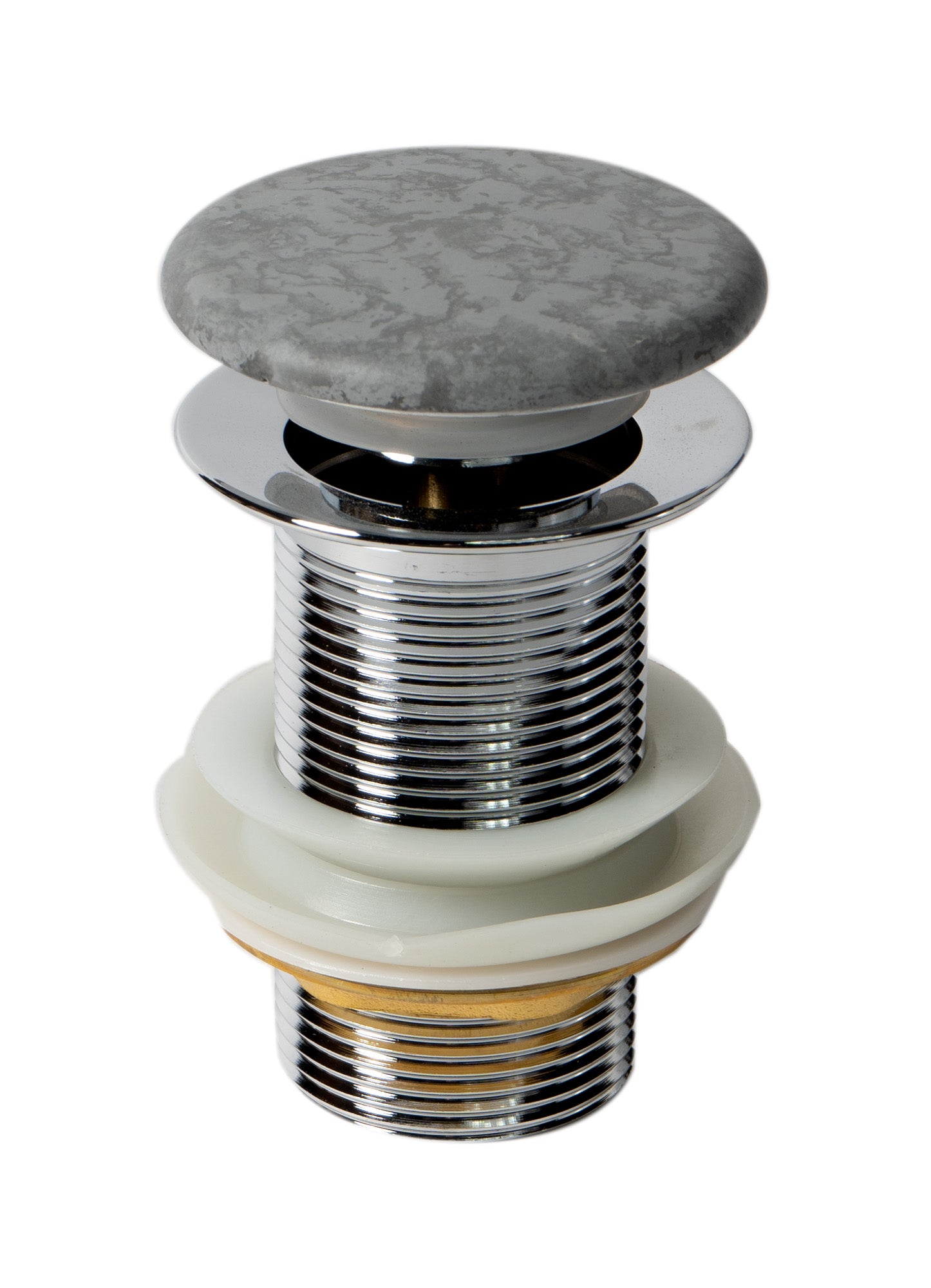 ALFI ABCO7055 Solid Concrete Gray Matte Cap Bathroom Sink Drain